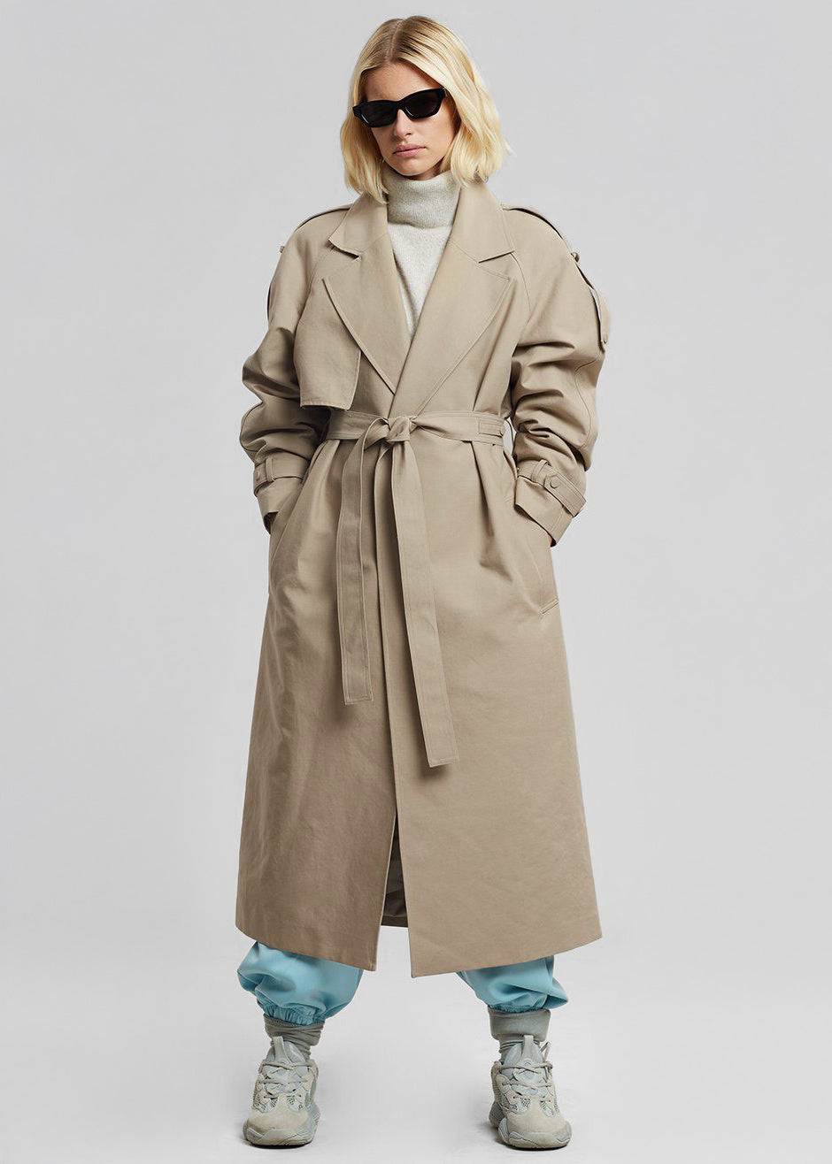 Rhodes Trench Coat - Natural - 5
