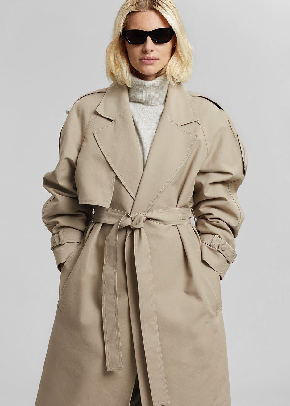 Rhodes Trench Coat - Natural - 4