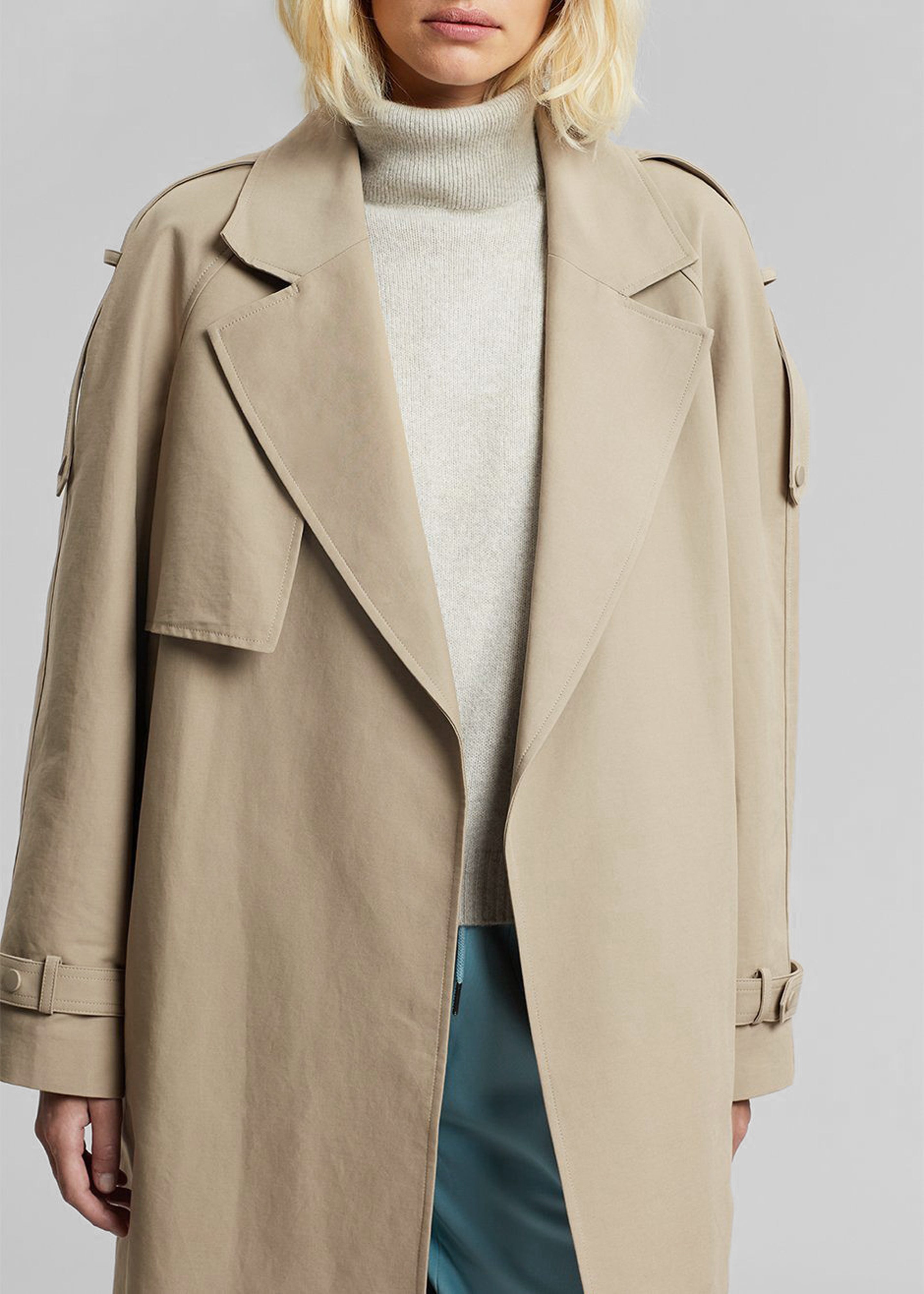 Rhodes Trench Coat - Natural - 6