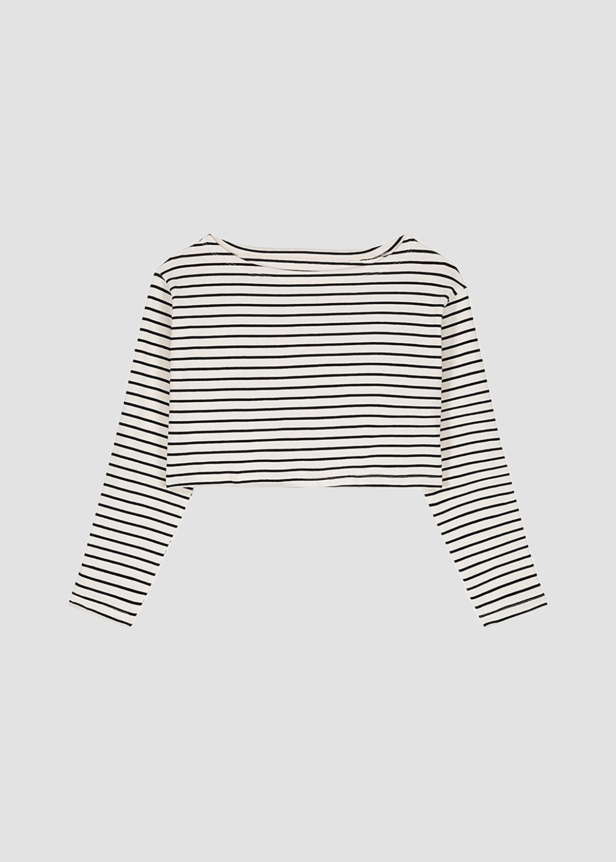 Tilla Boatneck Top - Black Stripe - 12