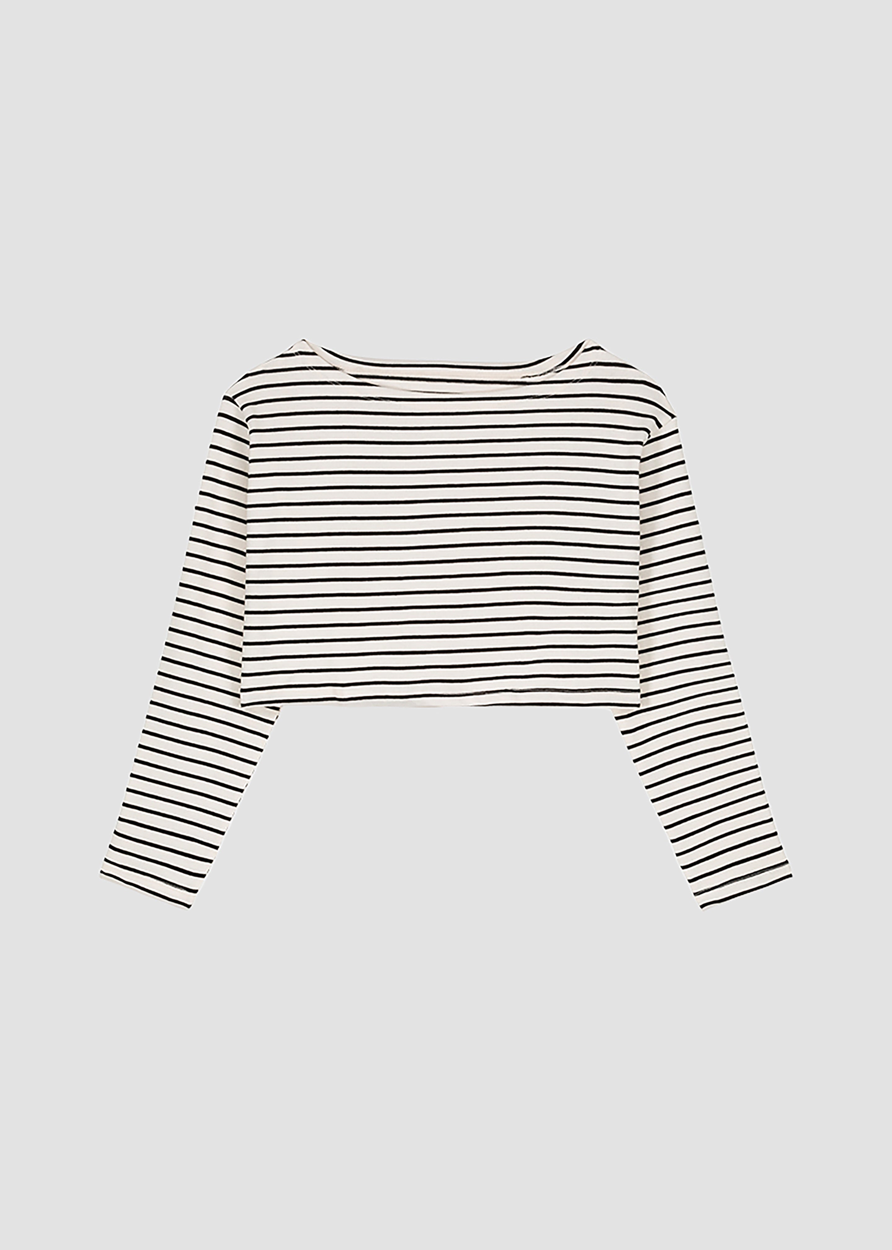 Tilla Boatneck Top - Black Stripe - 12