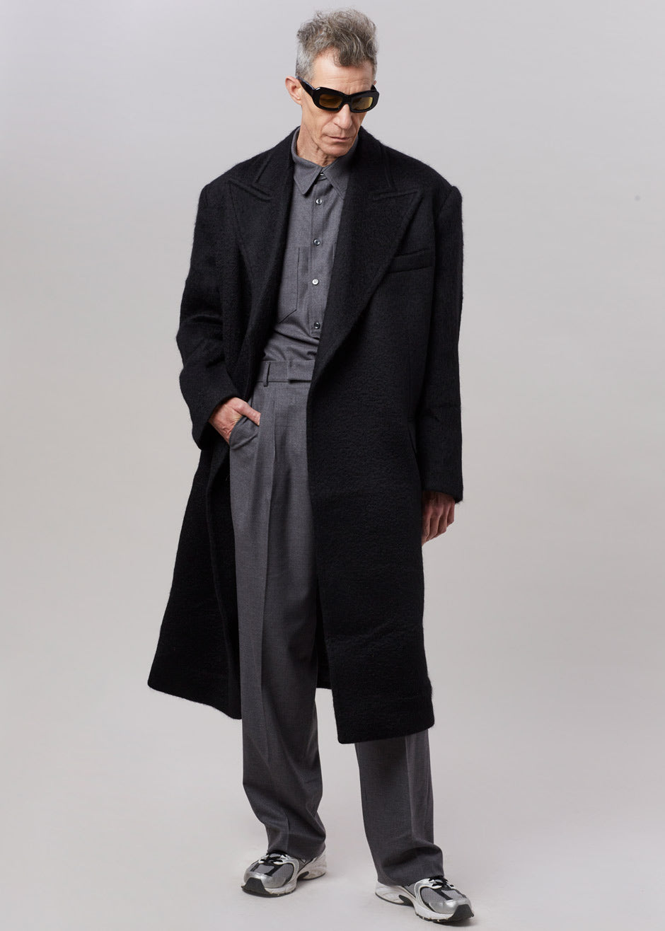 John Oversized Coat - Black - 5