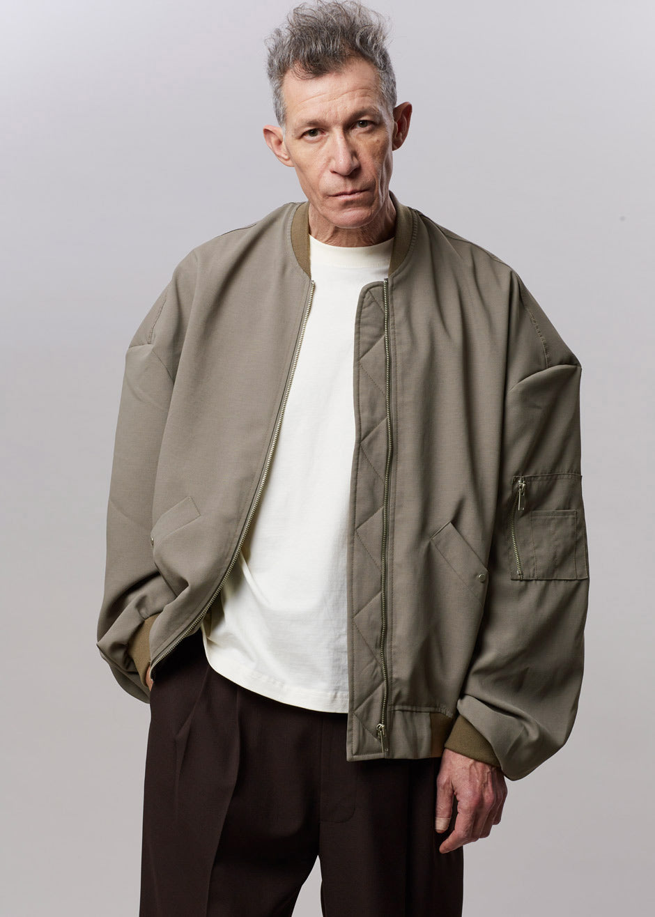 Lumi Bomber Jacket - Dark Olive