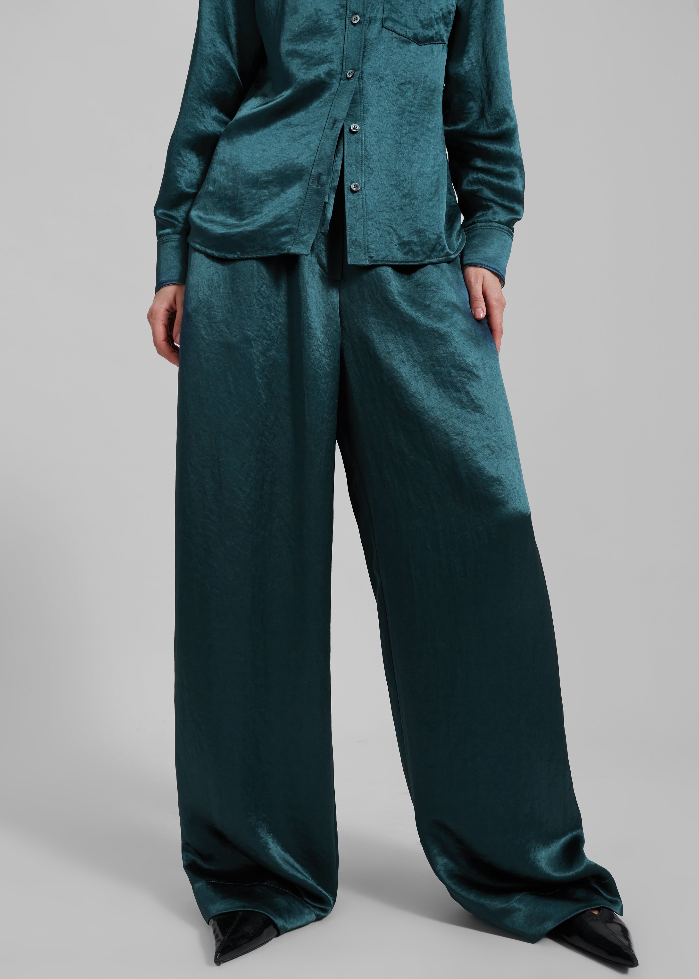 3.1 Phillip Lim Pajama Trousers - Deep Ocean - 2
