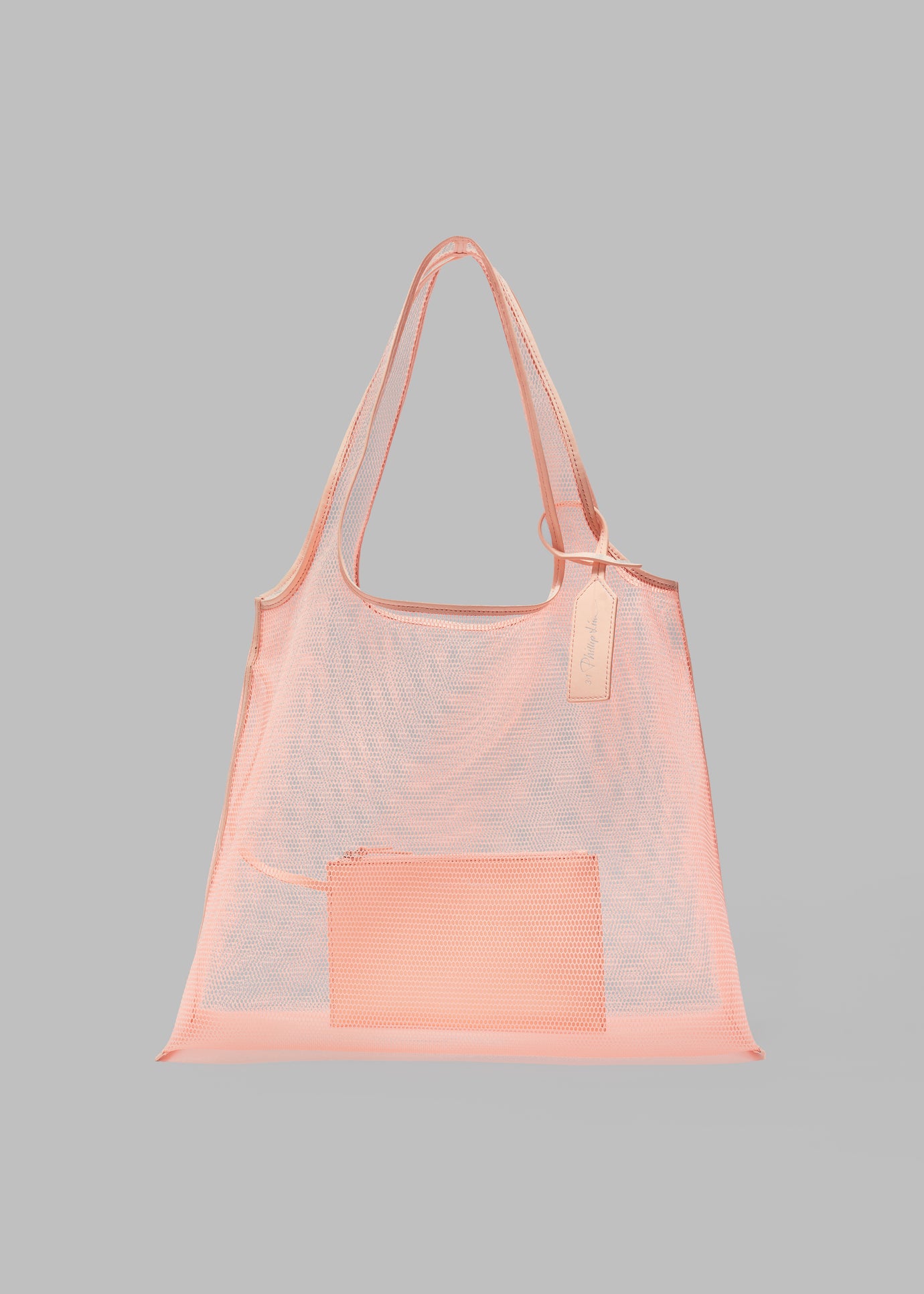 3.1 Phillip Lim Mesh Market Tote - Flamingo