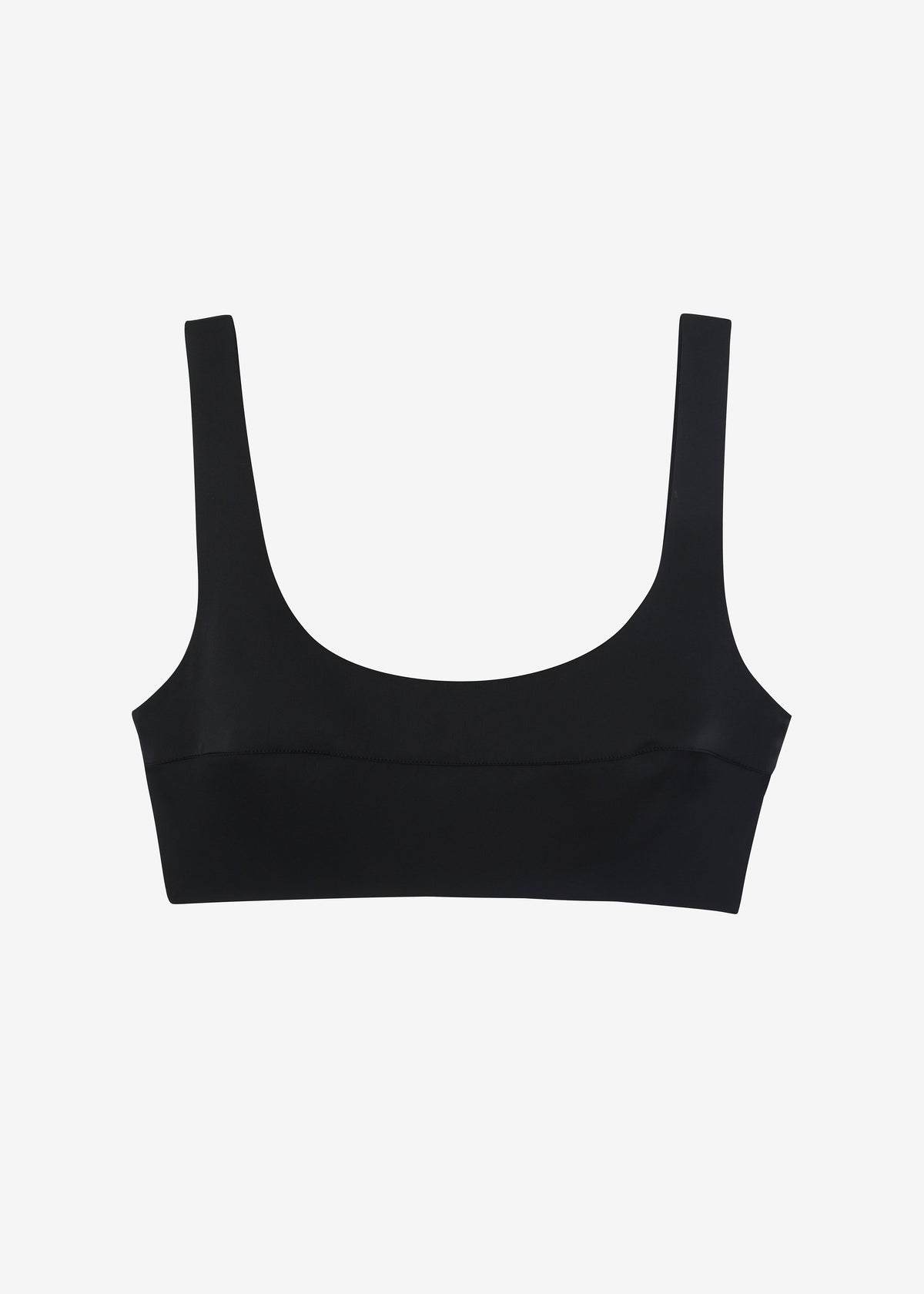 Ada Satin Bra Top - Black - 9