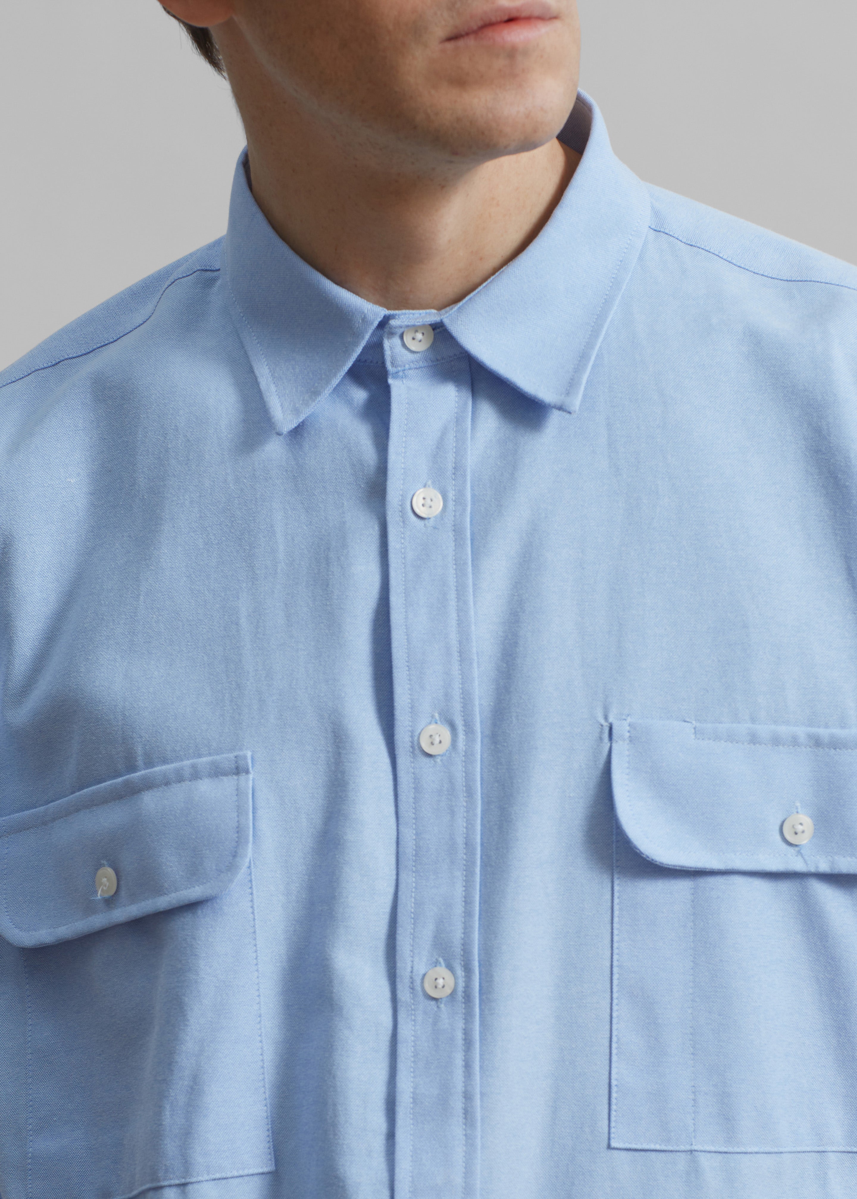 Alexander Button Up Shirt - Blue - 5