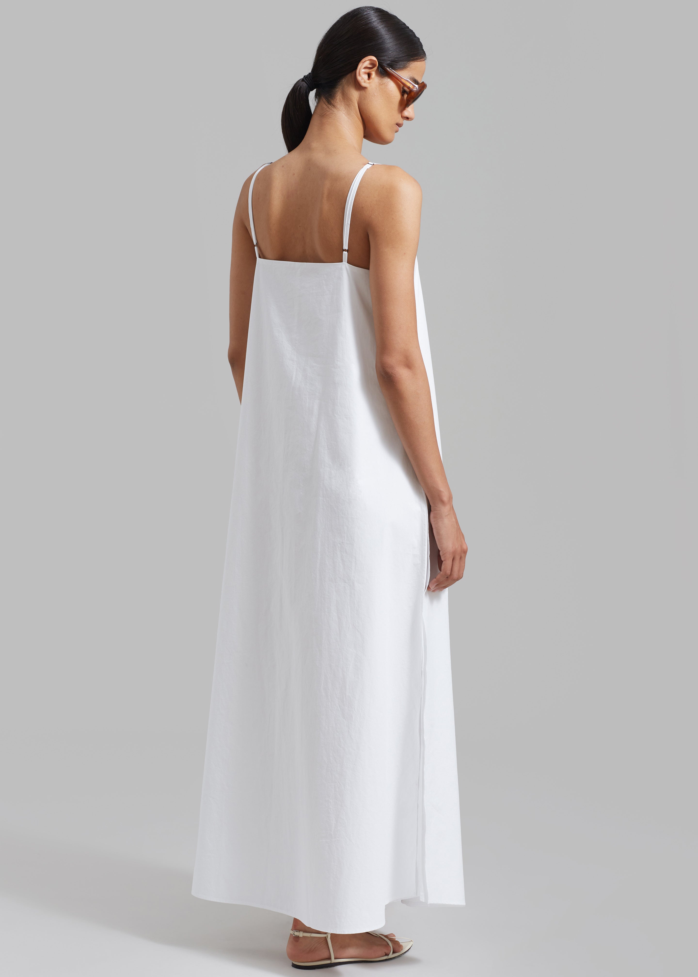 Alyssa Tank Maxi Dress - White - 6