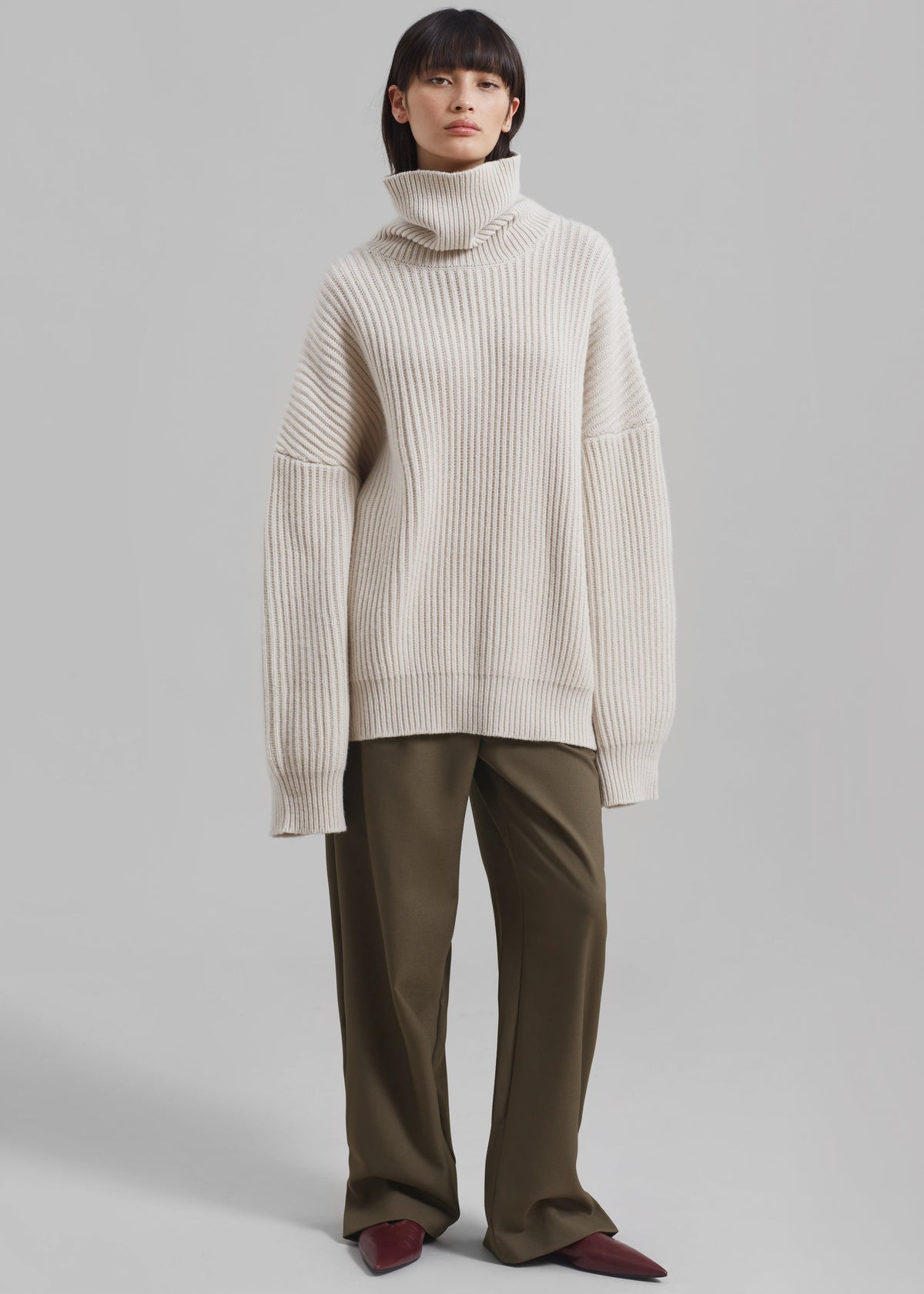 Amara Trousers - Khaki - 7
