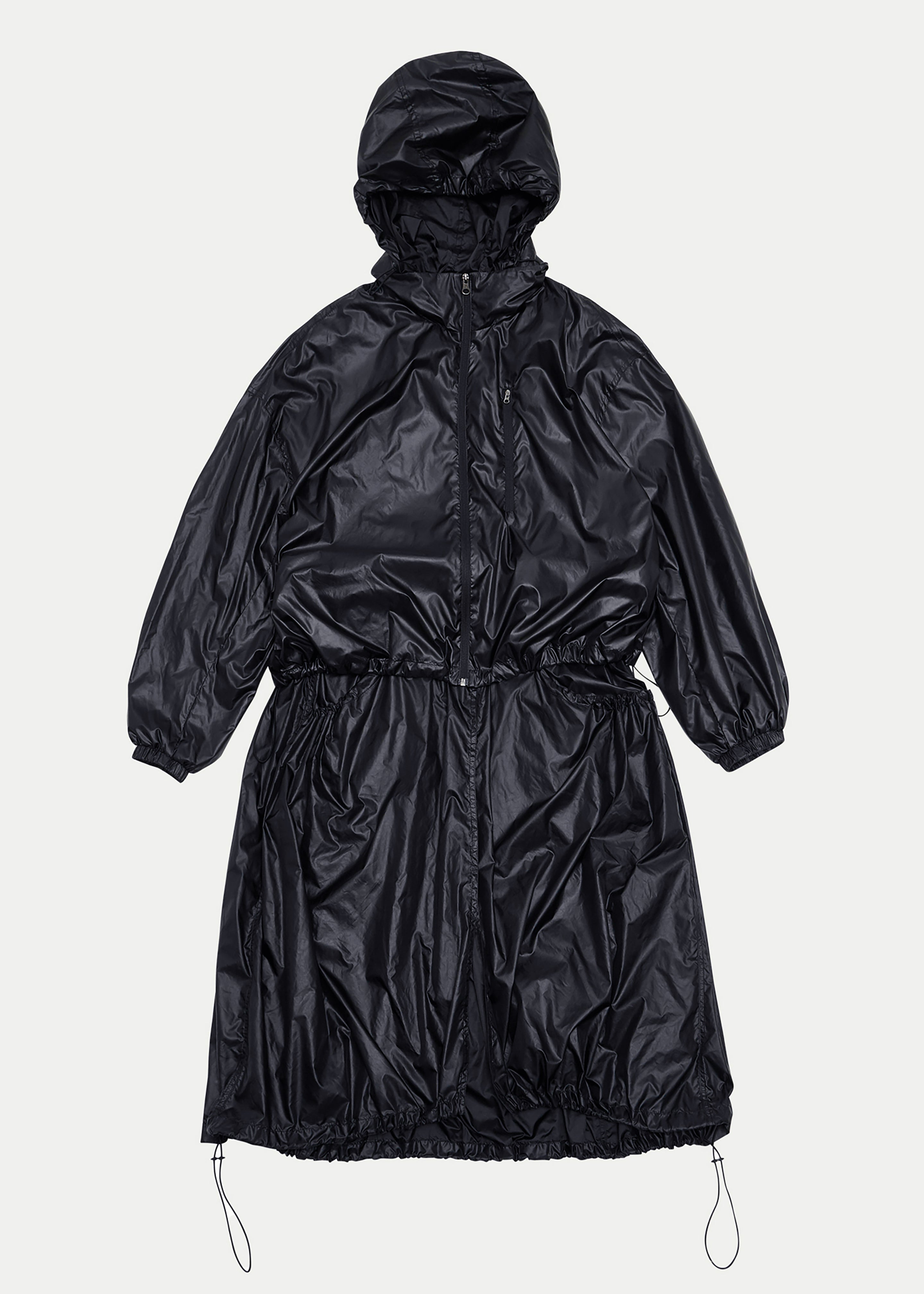 Amomento Oversize Detachable Safari Jacket - Black - 12