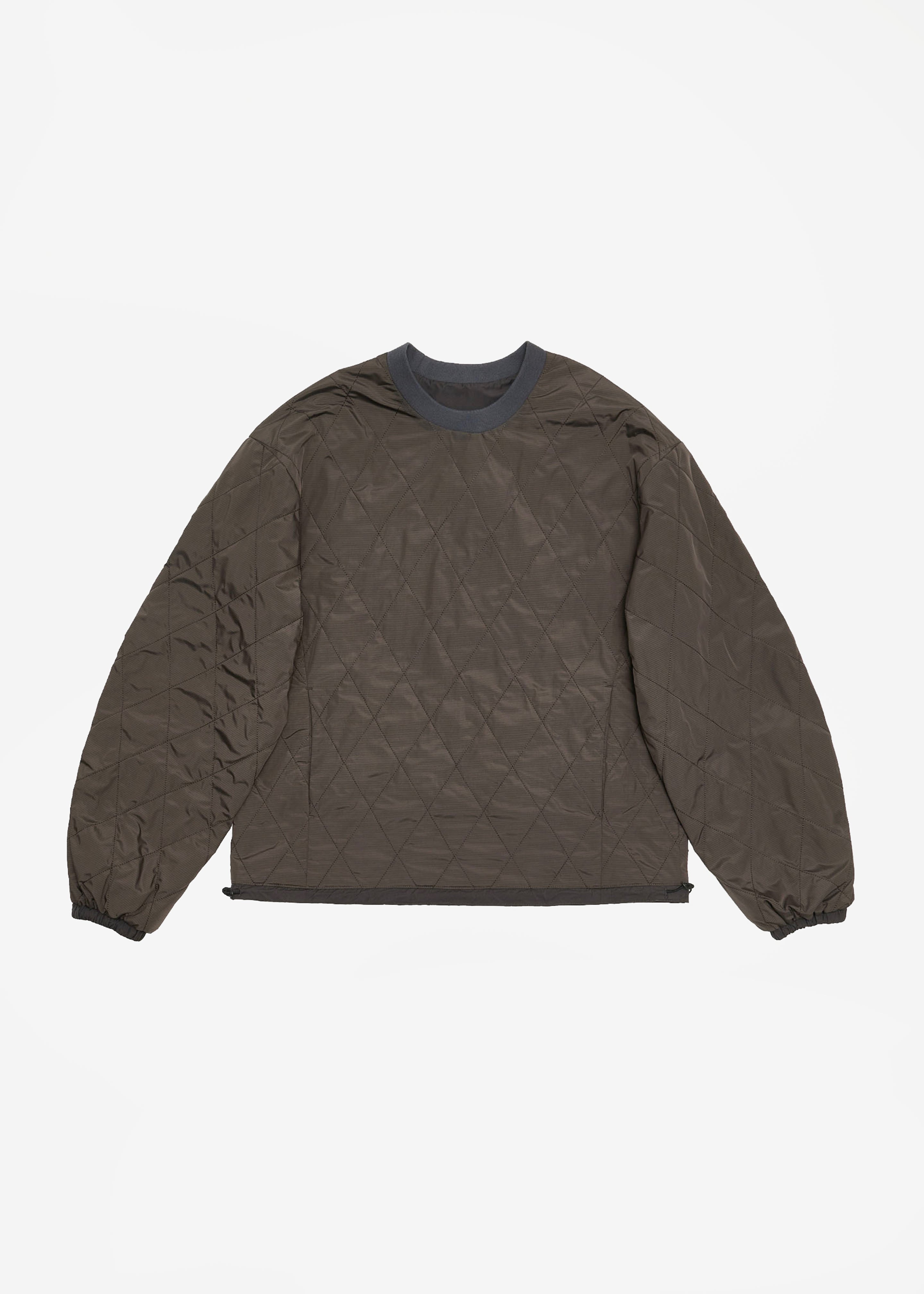 Amomento Reversible Padded Sweatshirt - Dark Brown - 9