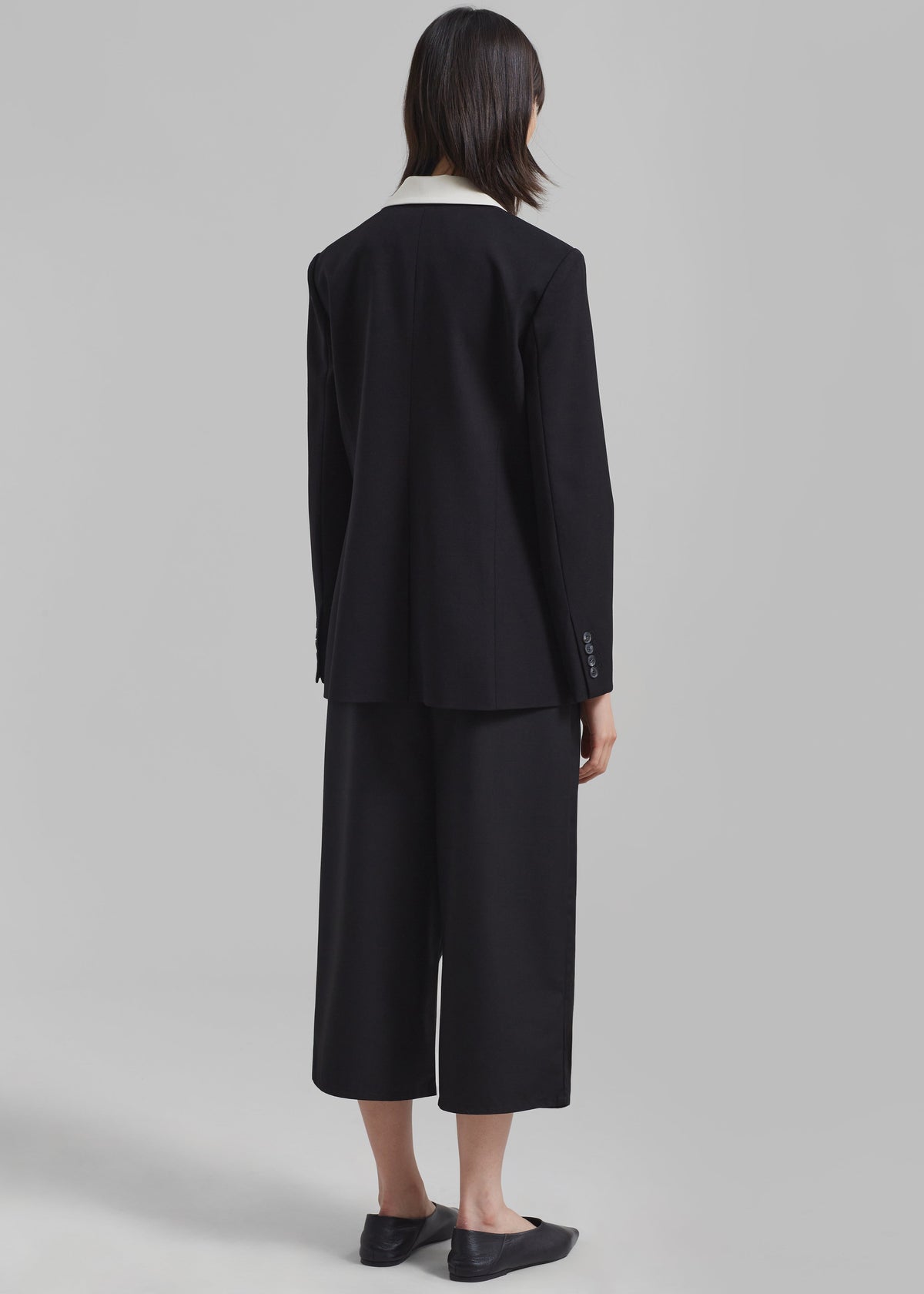Amos Color Block Blazer - Black - 5