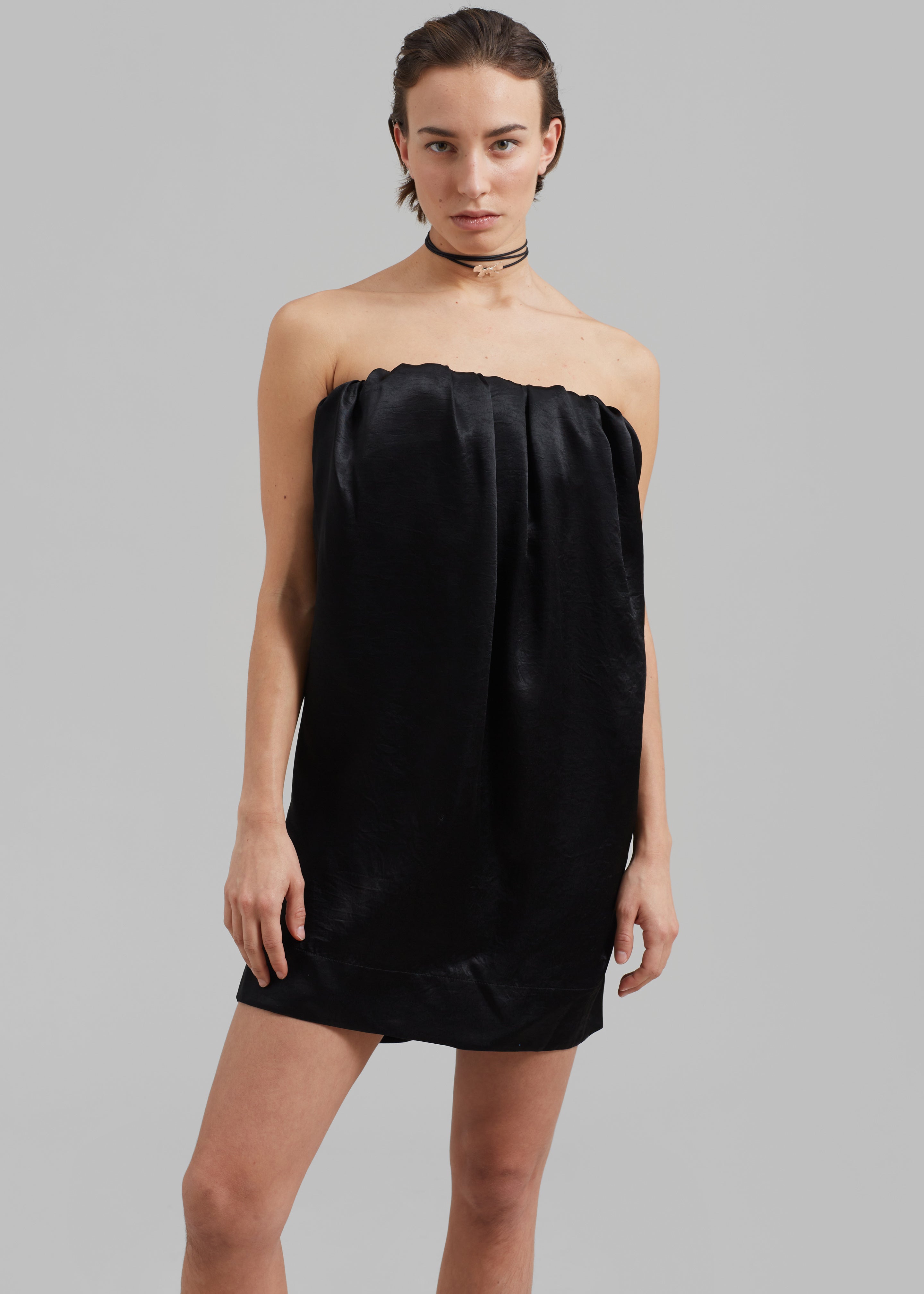 Anna October Sharon Mini Dress - Black - 2