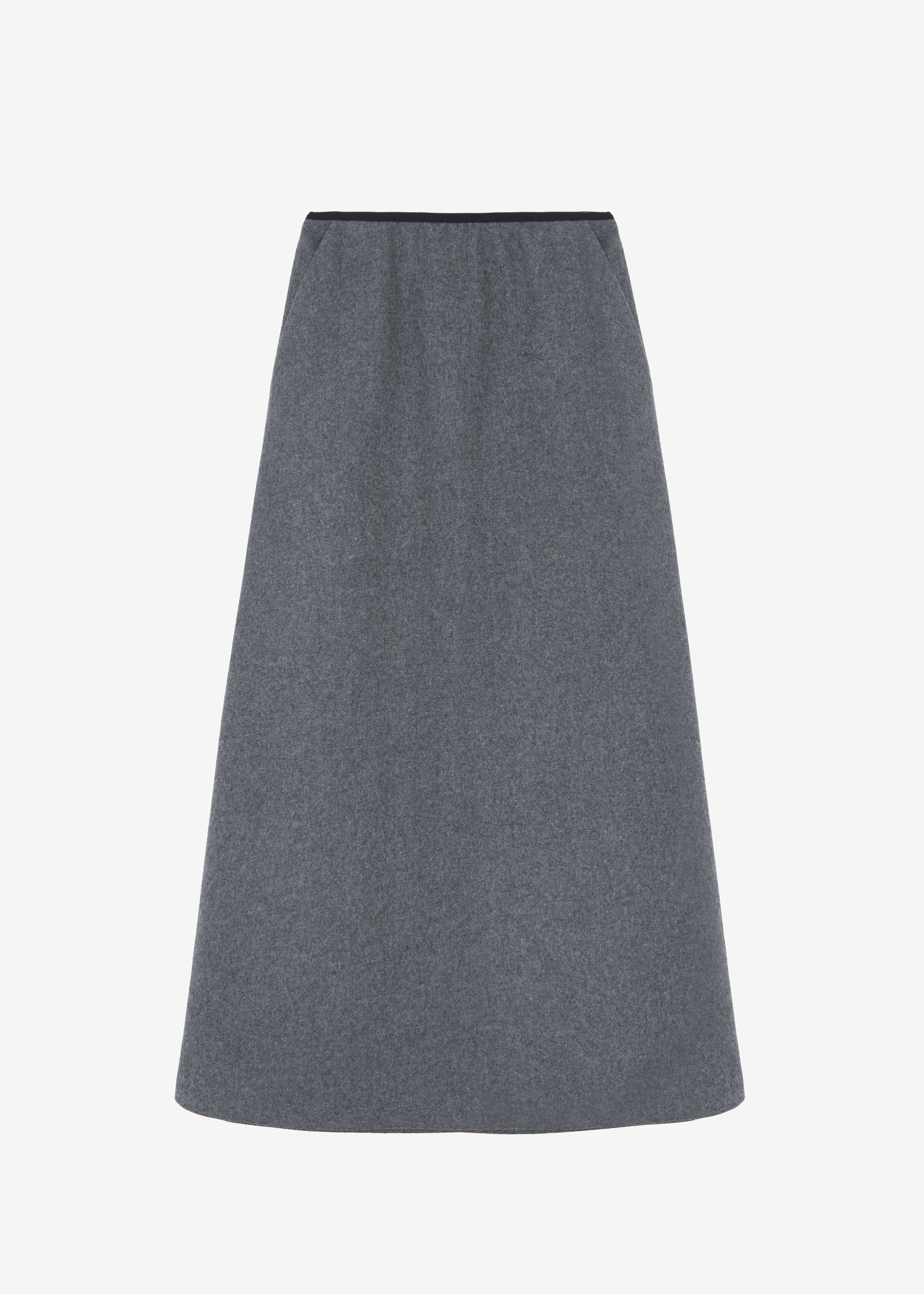 Arabella Midi Skirt - Grey - 8