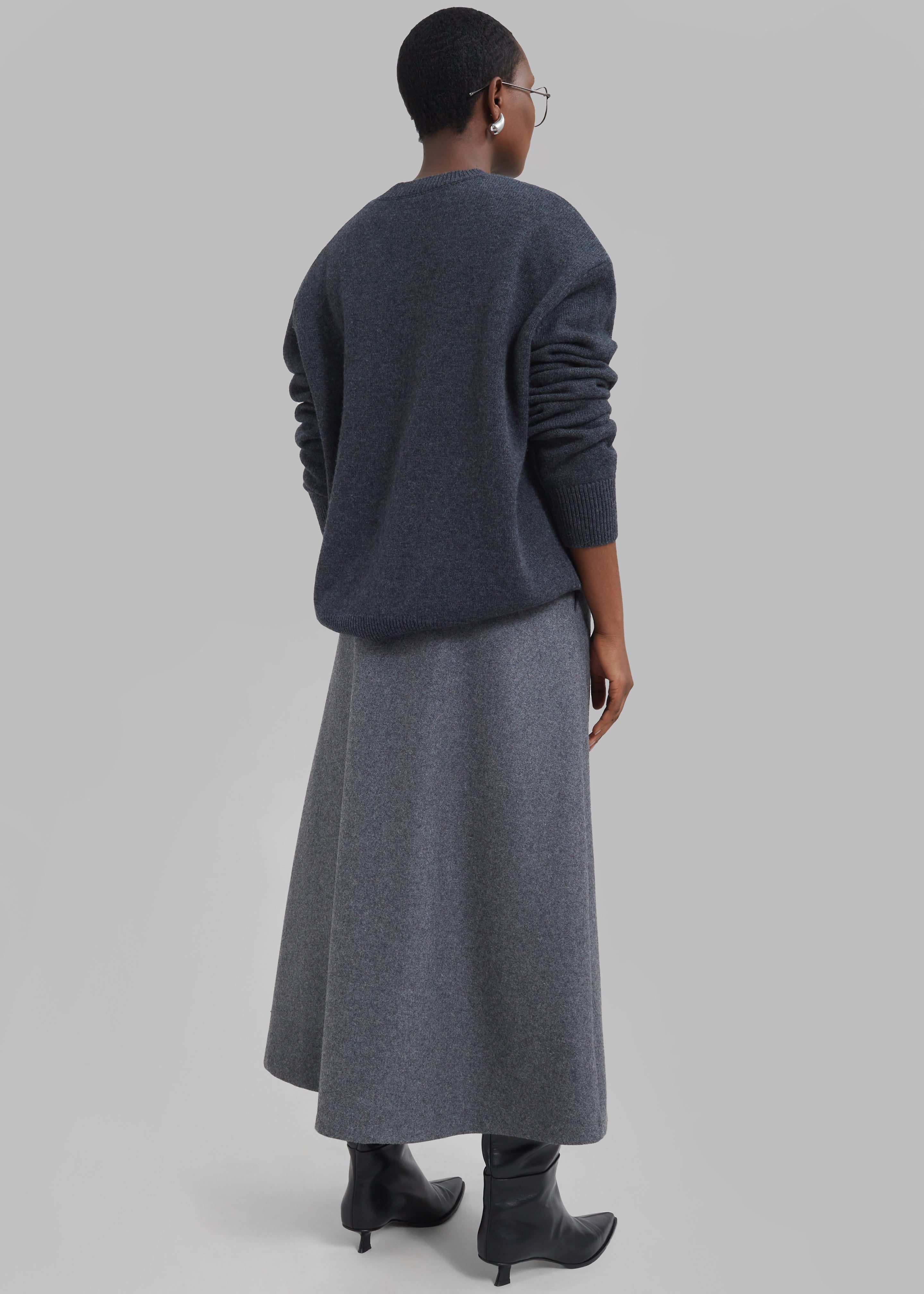 Arabella Midi Skirt - Grey - 7