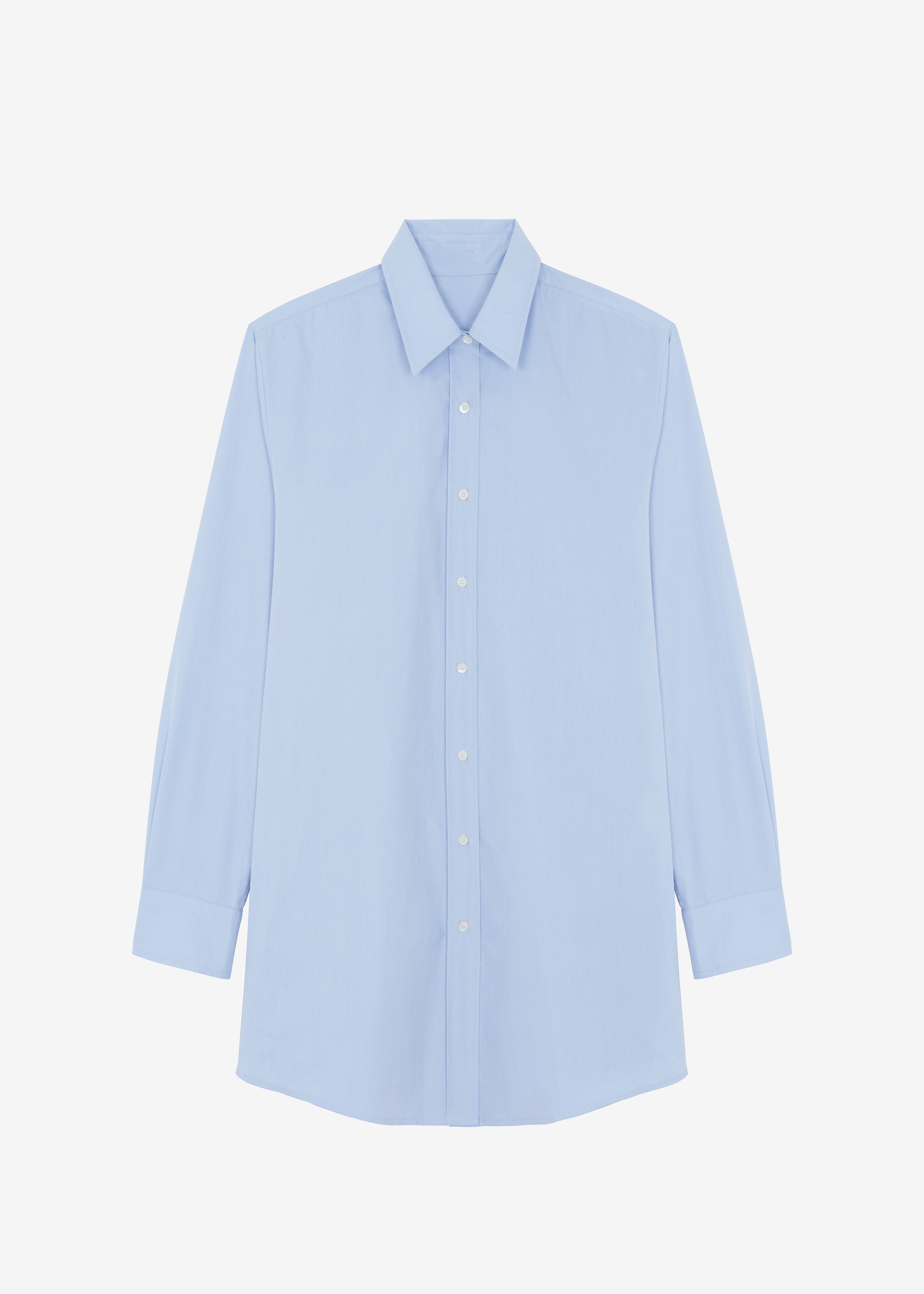 Archie Shirt Dress - Light Blue - 13