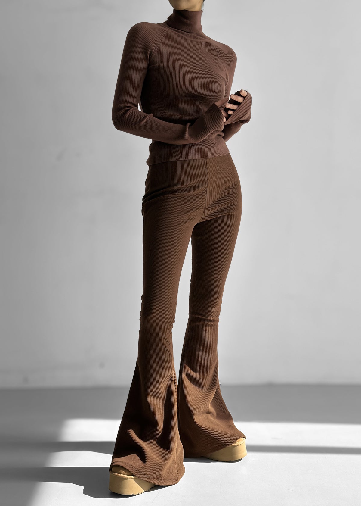 Aubree Turtleneck - Brown - 5