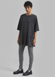 Avak Oversized Tee - Charcoal