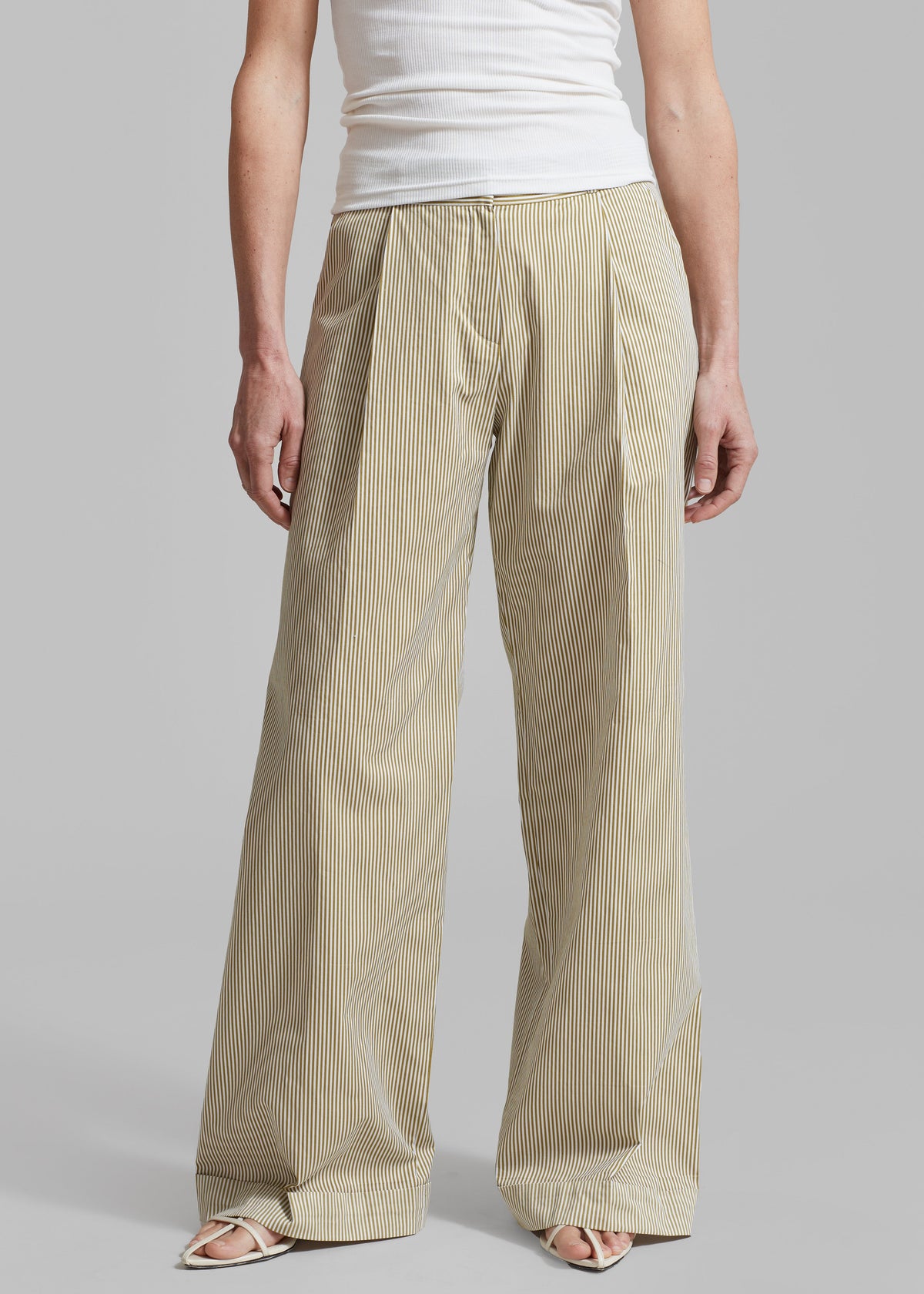Addison Pants - Khaki Stripe - 2