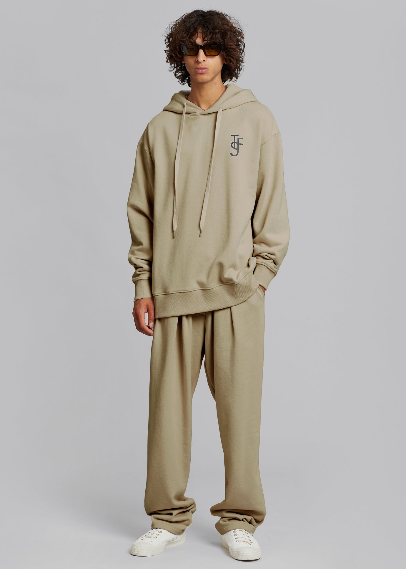 Alec Pleated Jogger Pants - Olive
