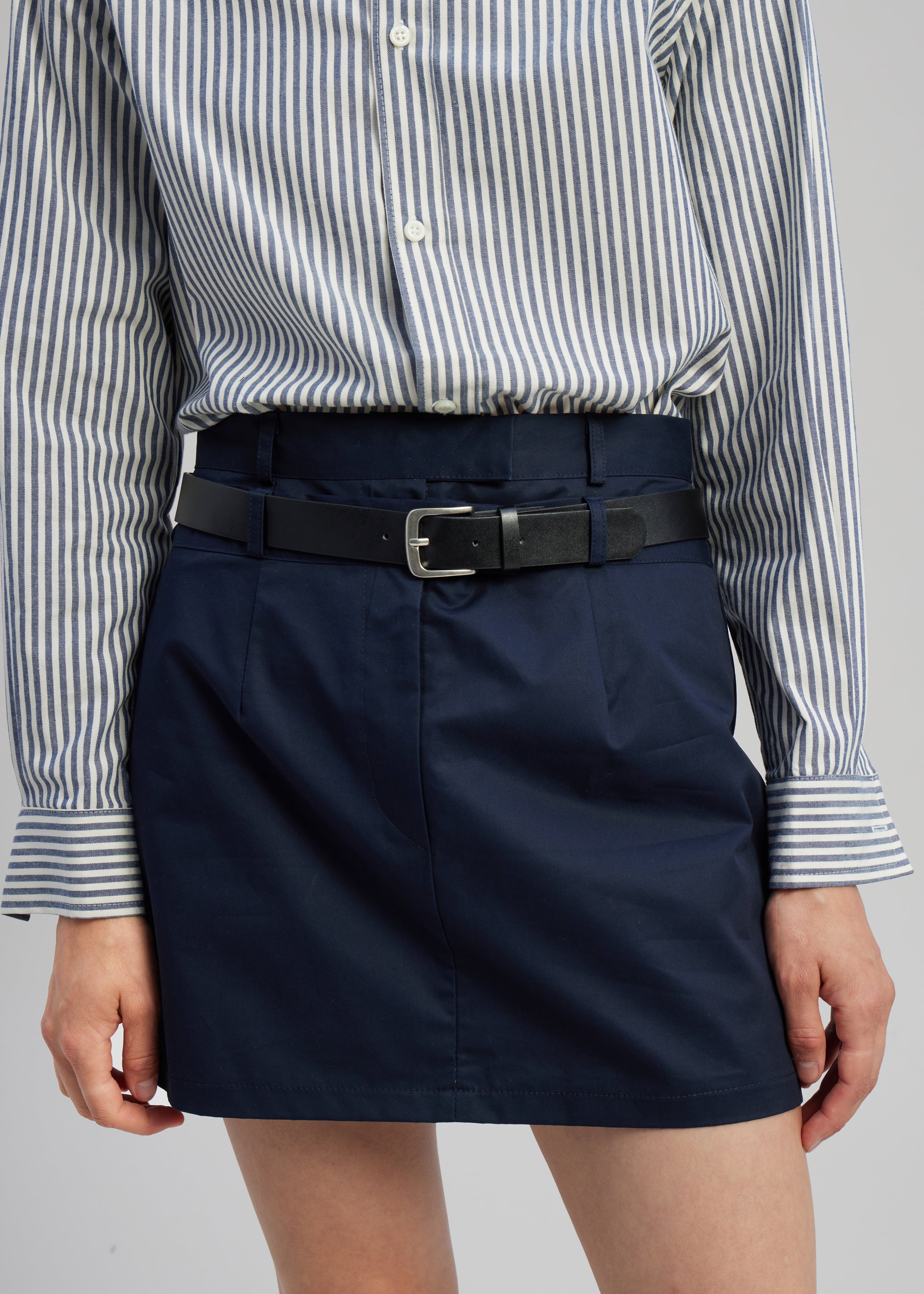 Anita Mini Skirt - Navy - 5