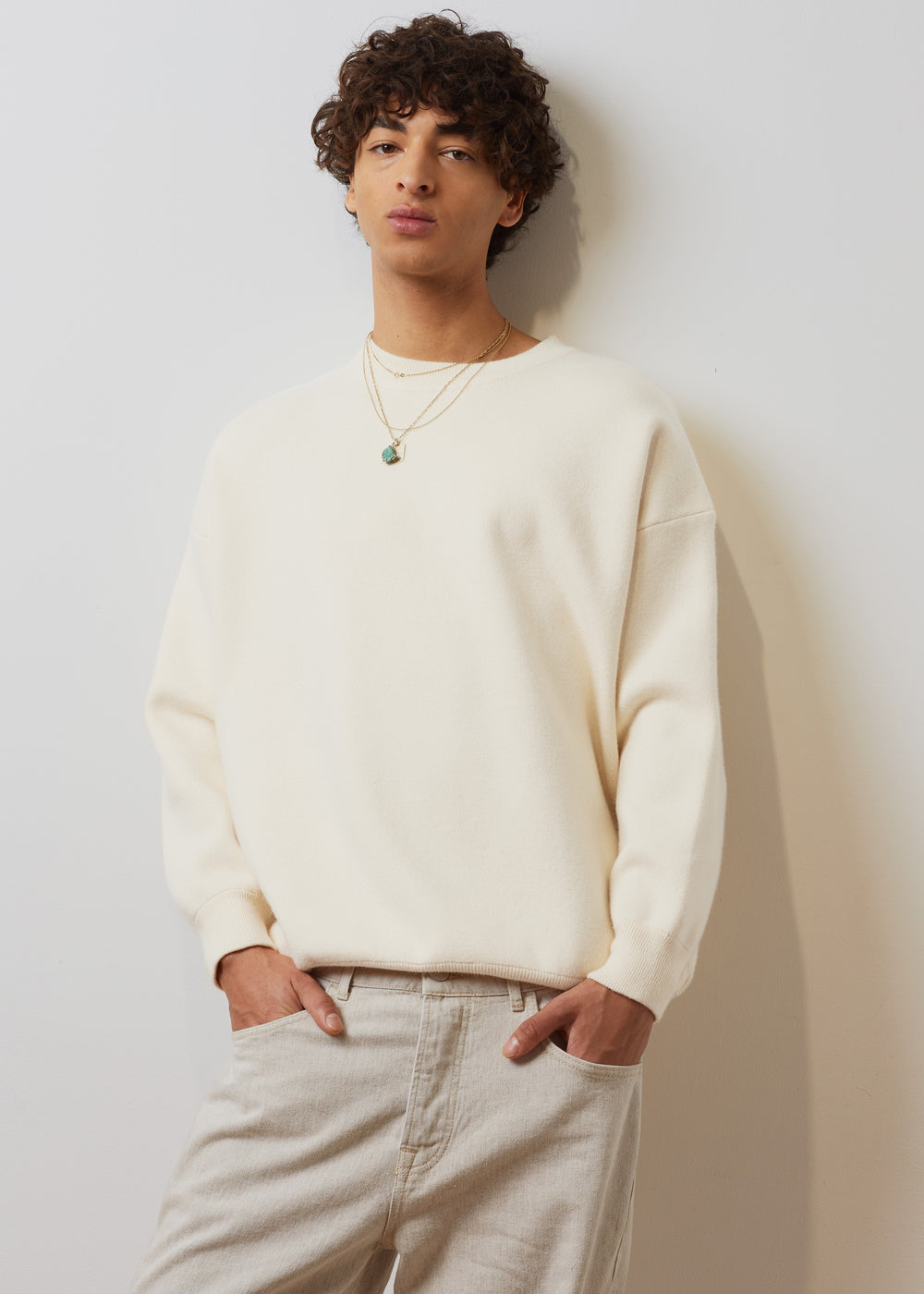 Arne Sweater - Cream - 1
