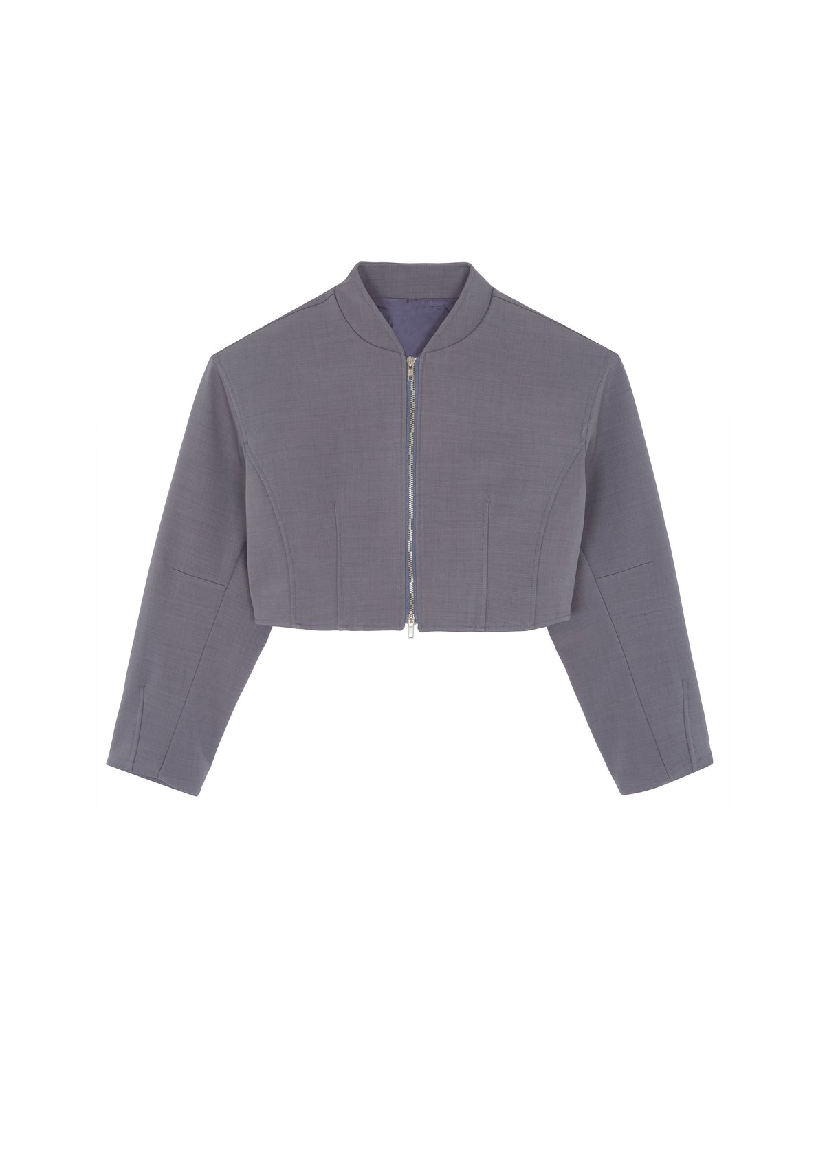 Banks Cropped Jacket - Grey - 10