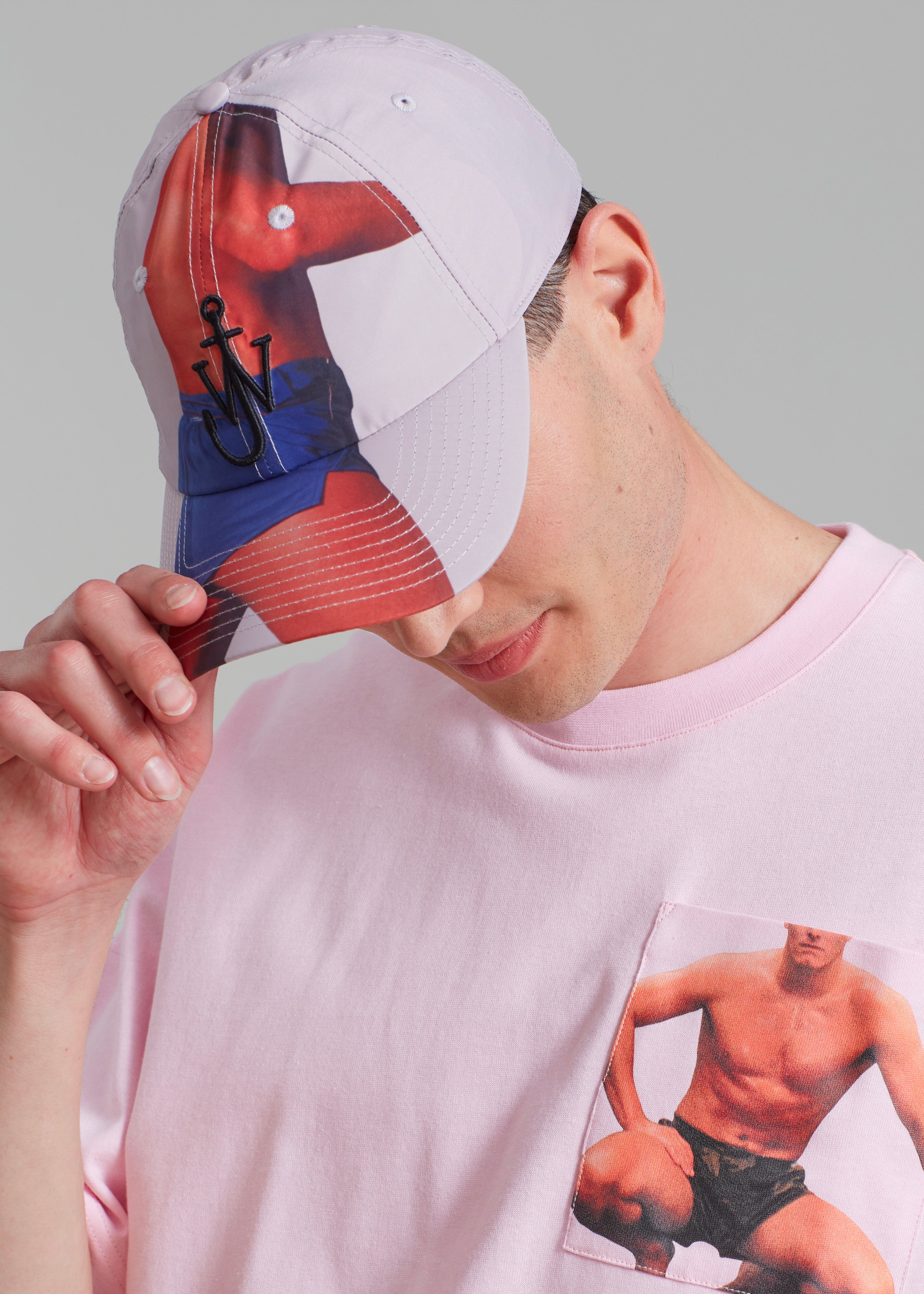 JW Anderson Baseball Cap - Lilac - 4