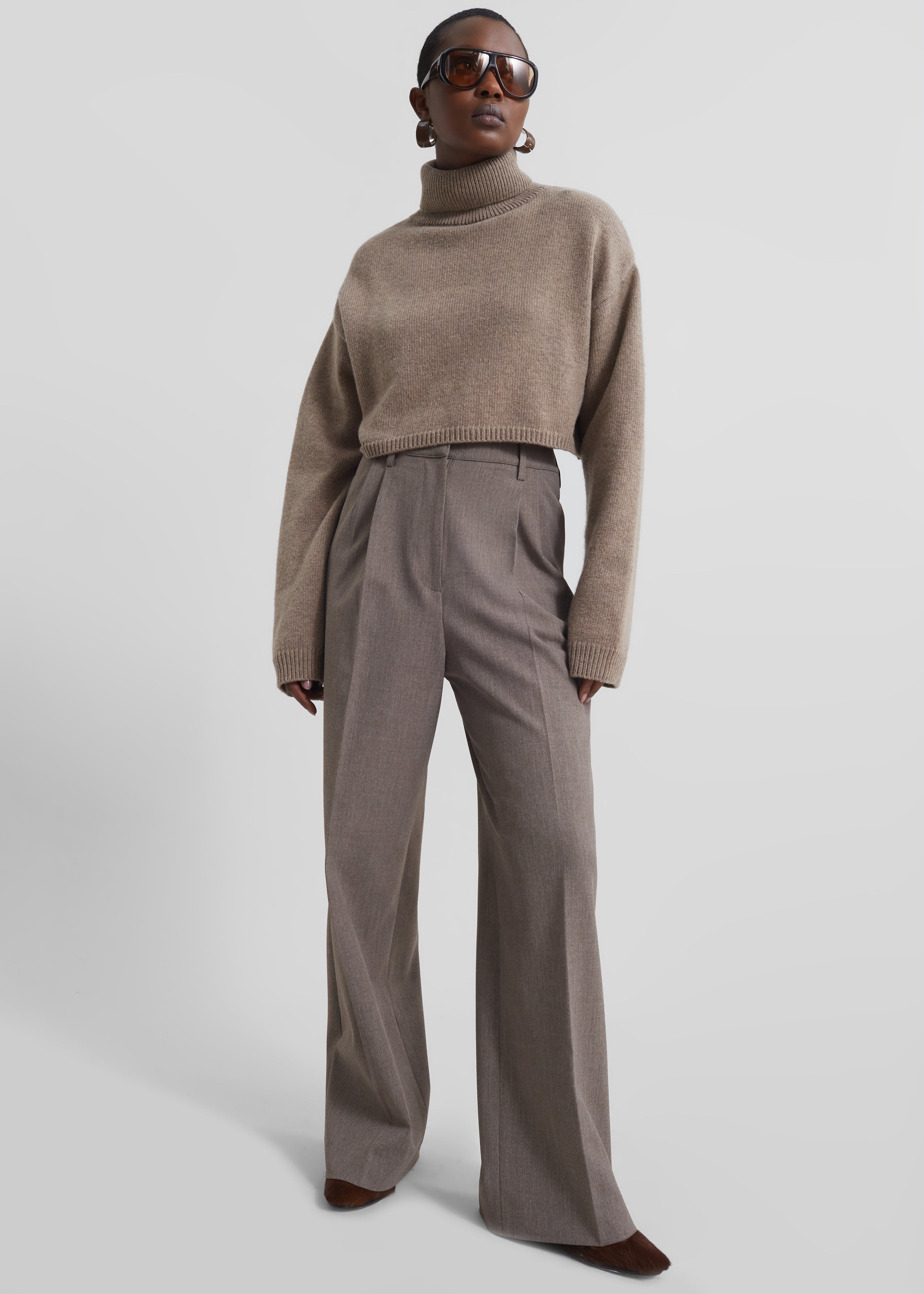 Beaufille Celeste Trousers - Heather Brown - 2