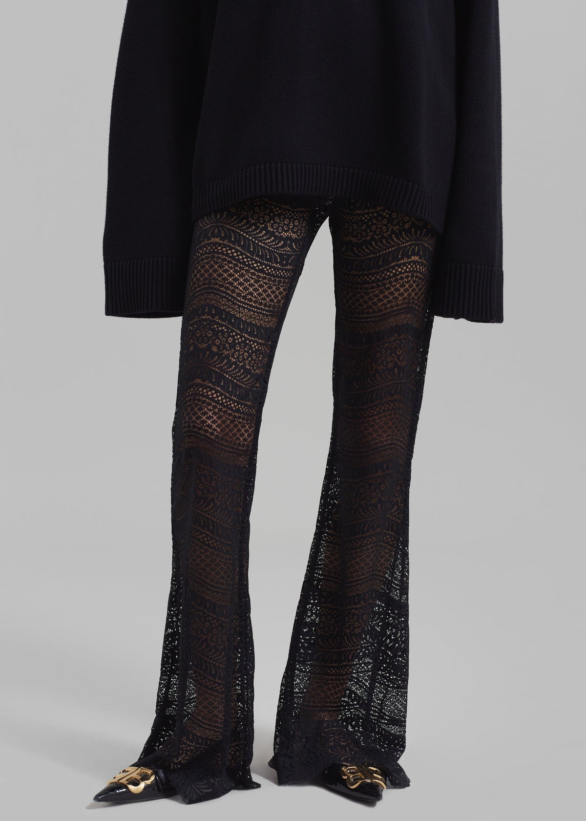 Beaufille Lorenzo Flare Leggings - Black - 3
