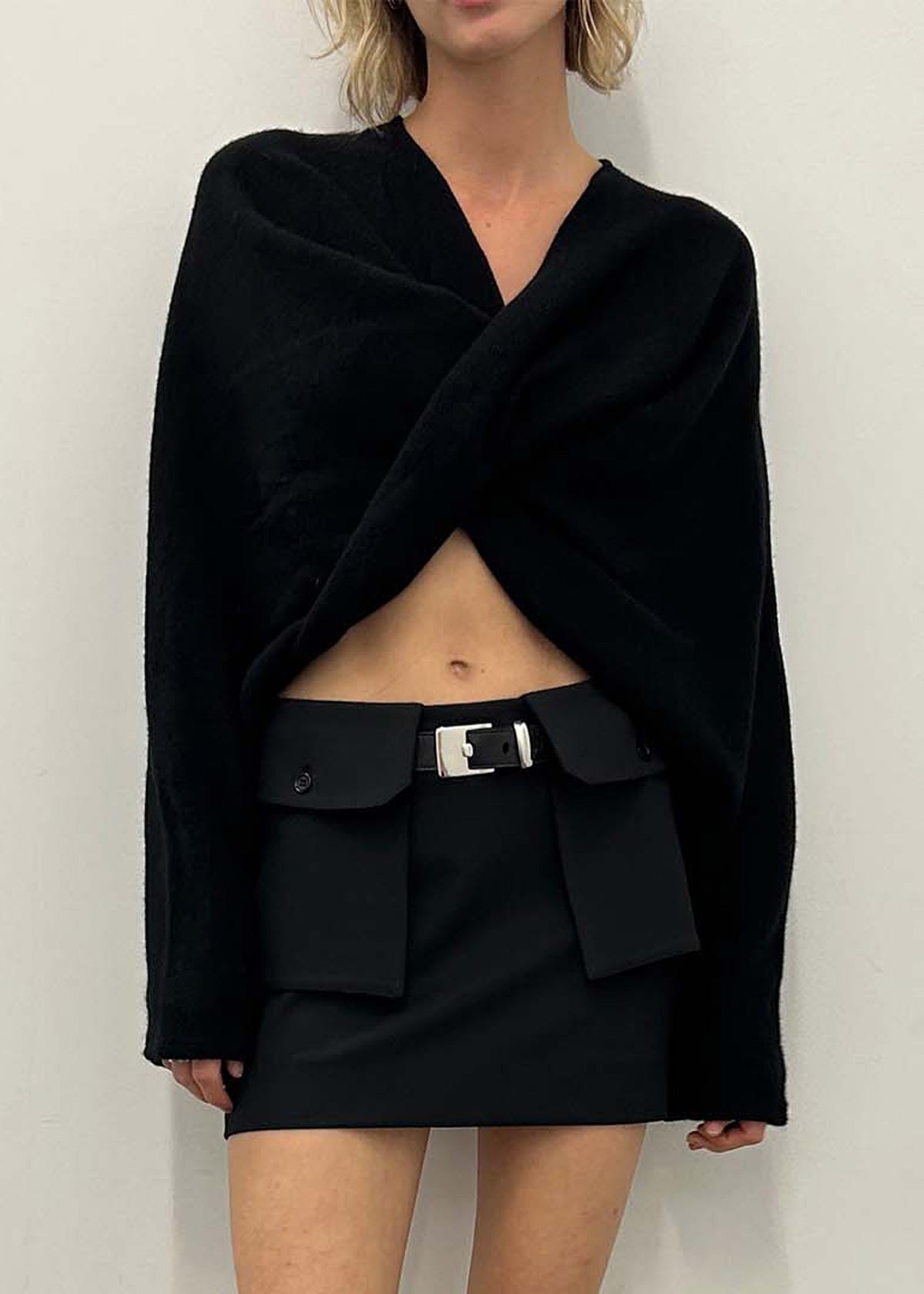 Beaufille Twist Sweater - Black - 2