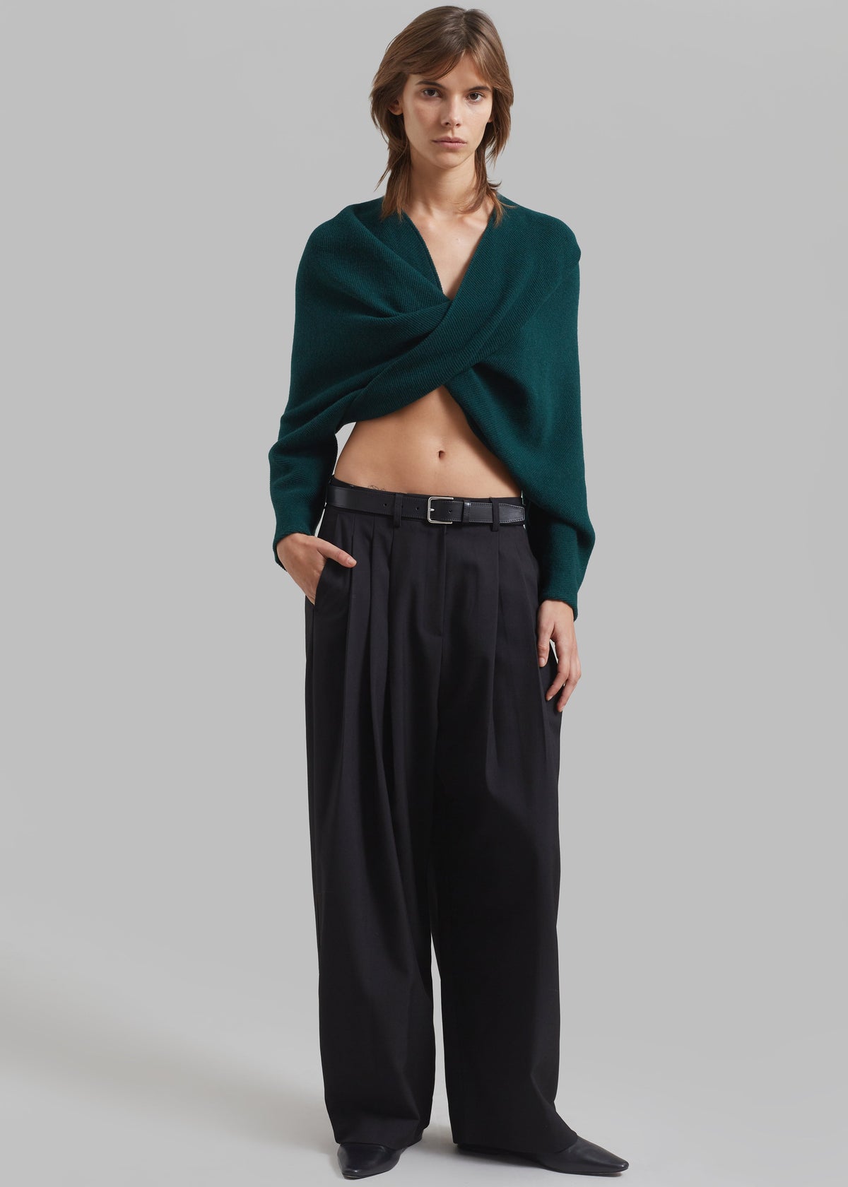 Beaufille Twist Sweater - Emerald - 2