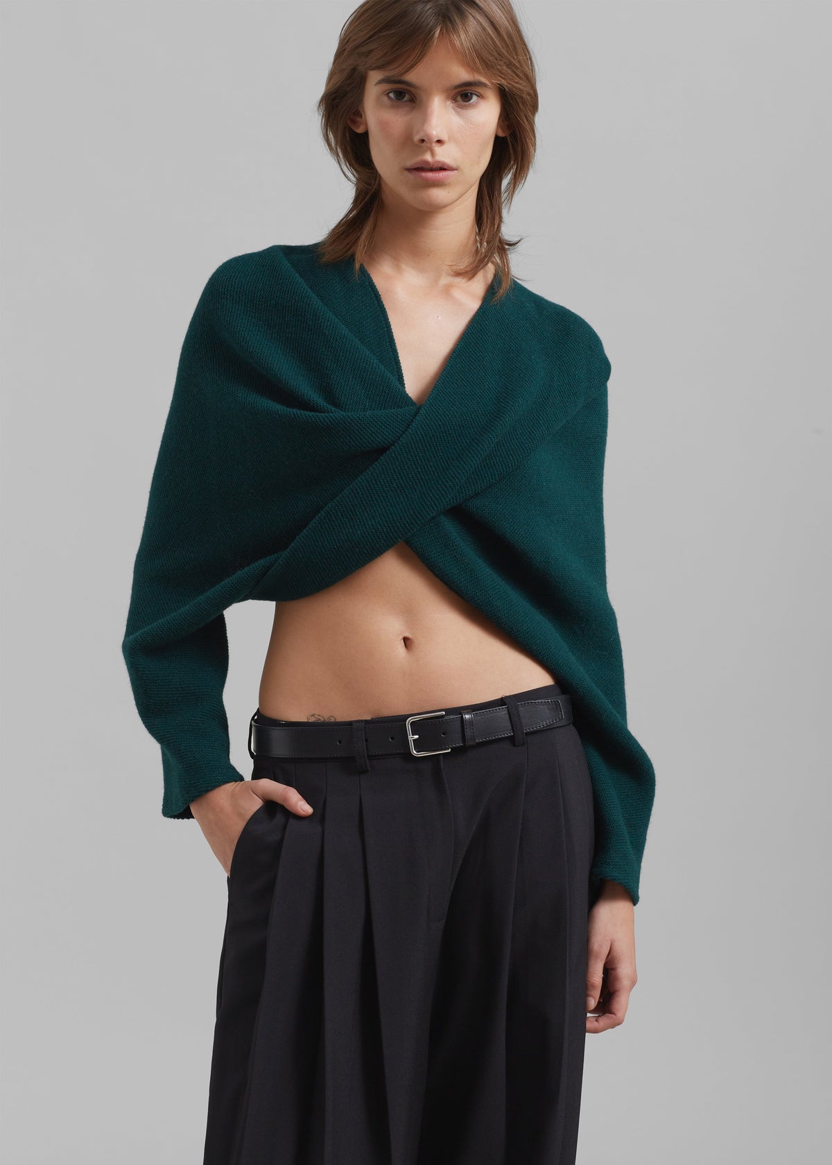 Beaufille Twist Sweater - Emerald - 1
