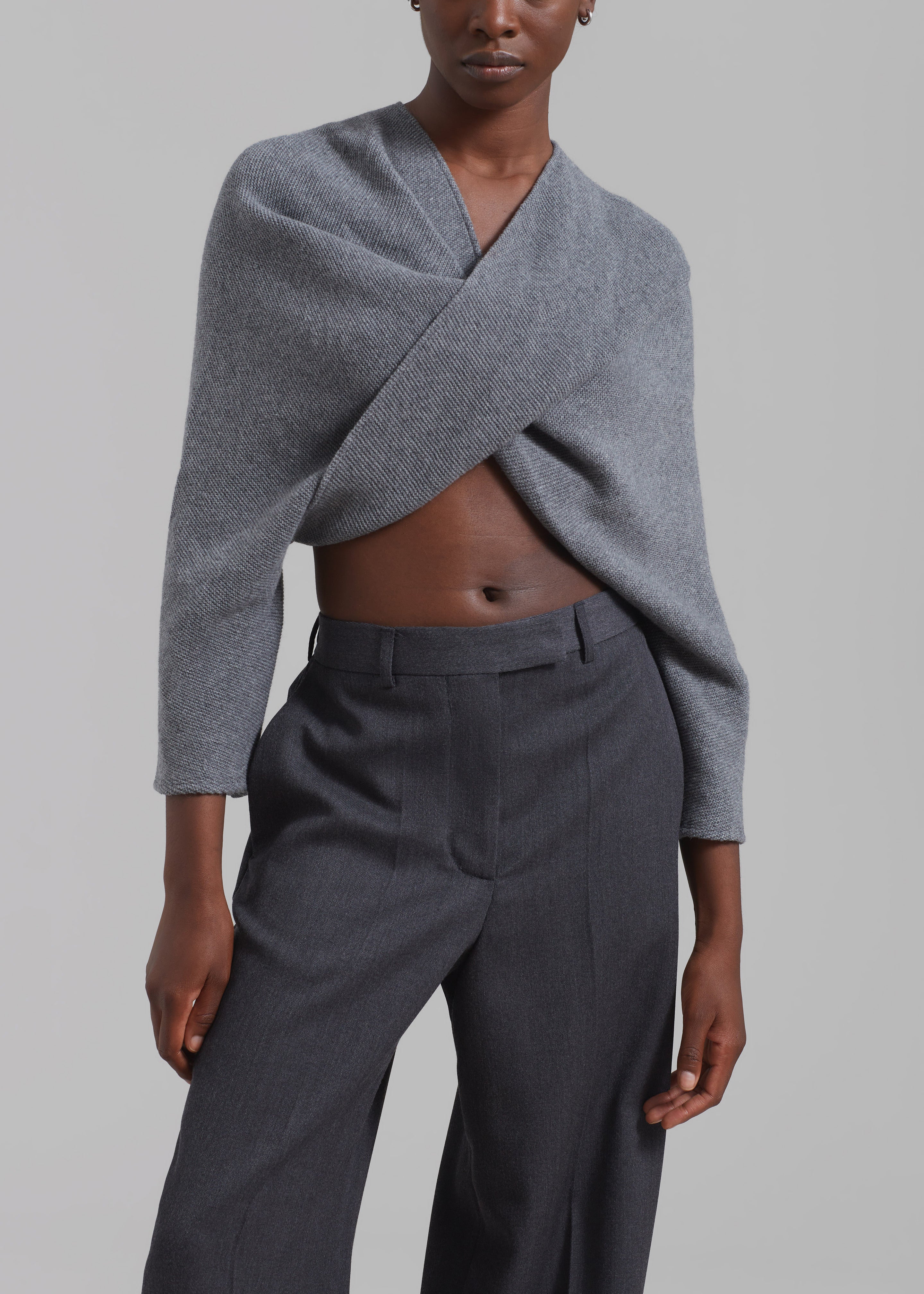 Beaufille Twist Sweater - Grey - 3