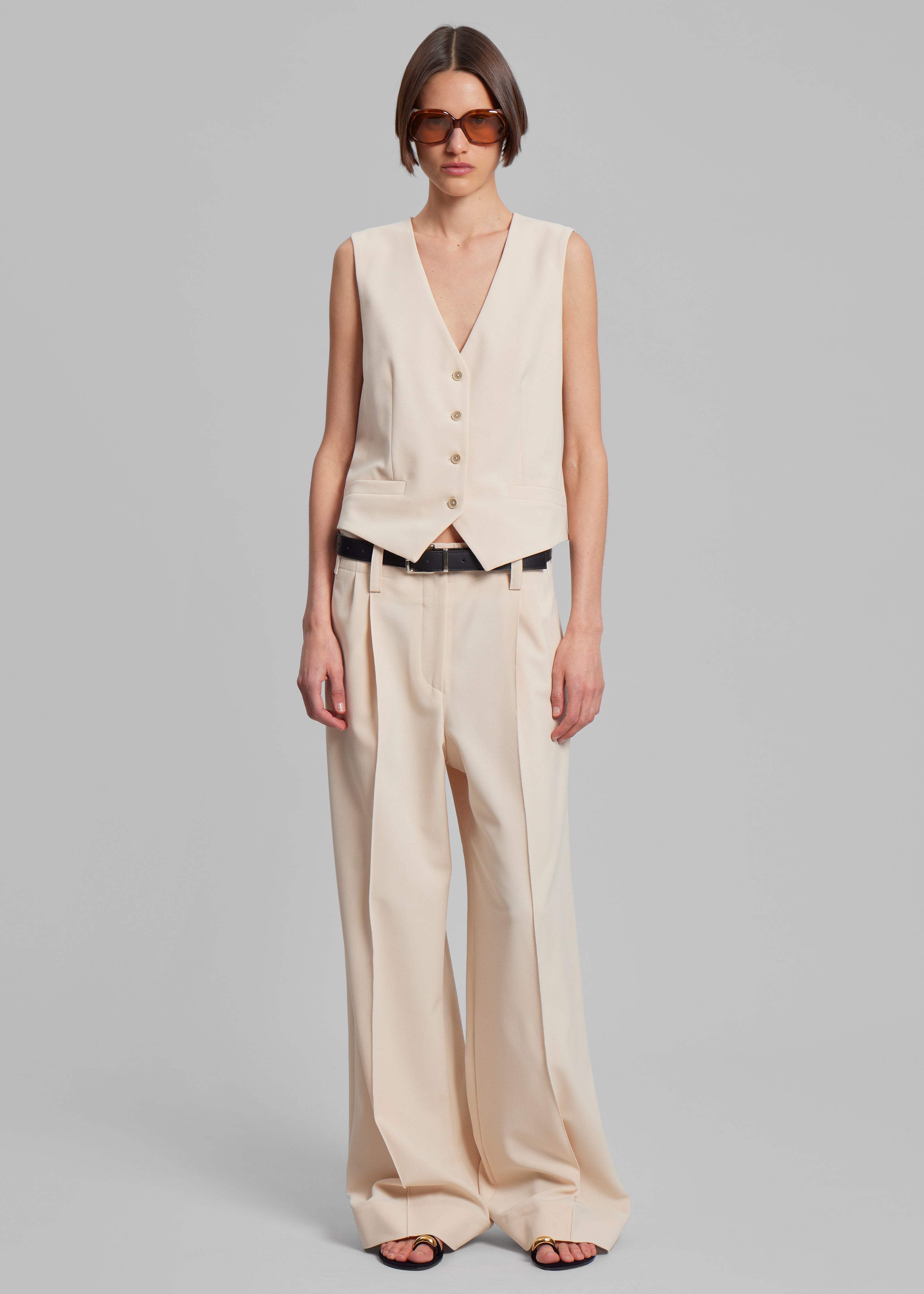 Beaufille Ulla Trousers - Parchment - 1