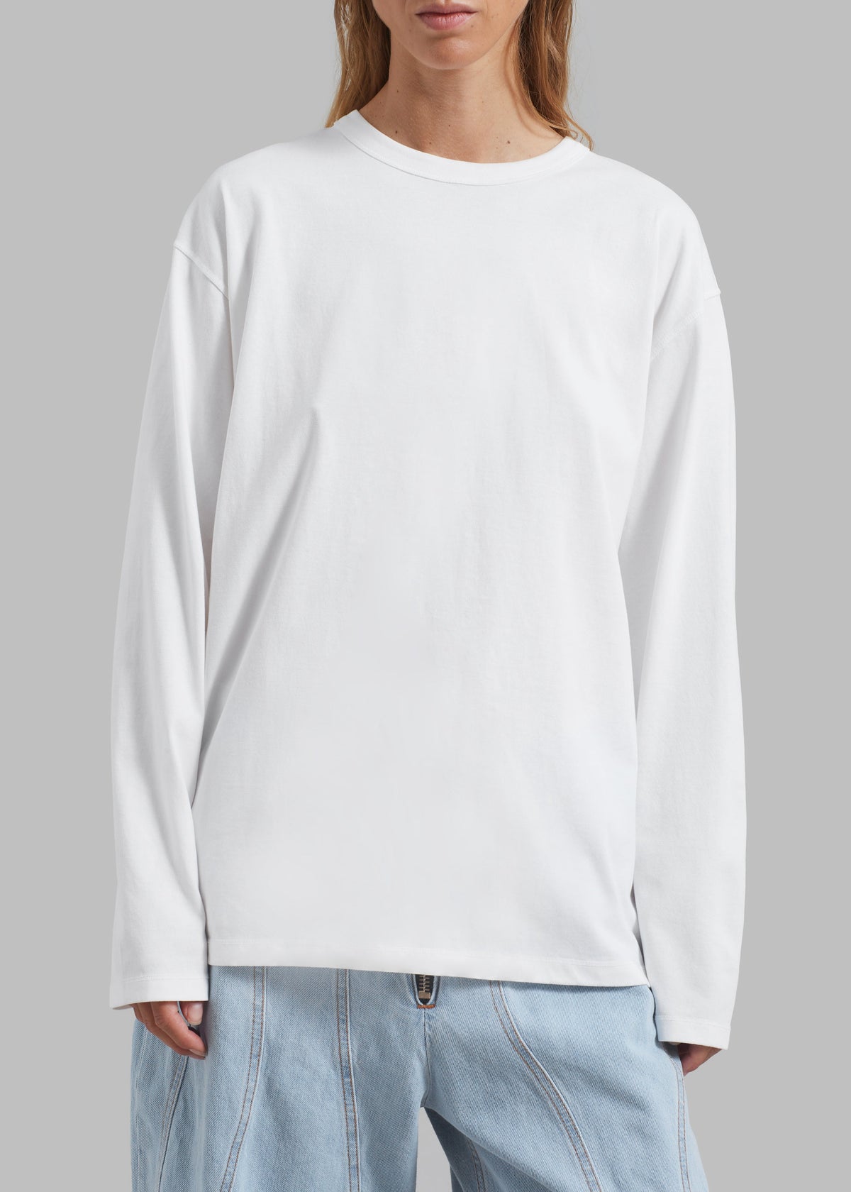 Bennett Long Sleeves Tee - Ivory - 3