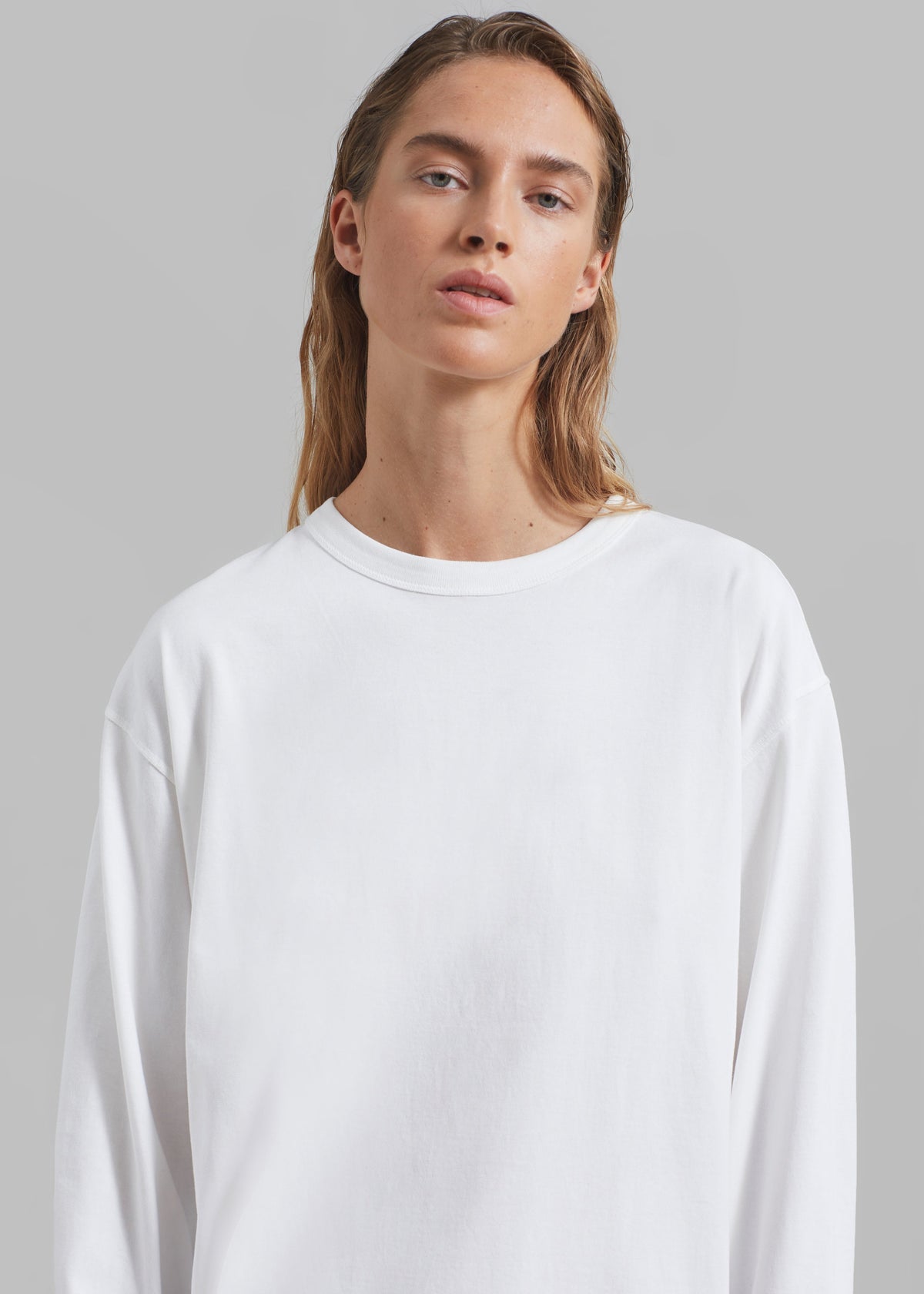 Bennett Long Sleeves Tee - Ivory - 5