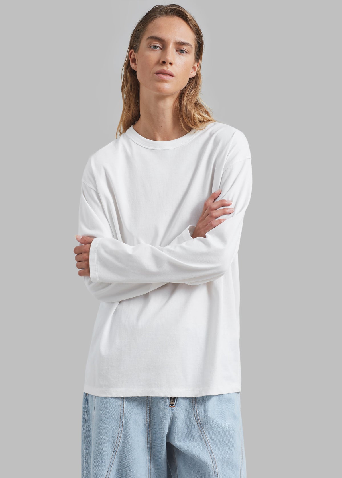 Bennett Long Sleeves Tee - Ivory - 4