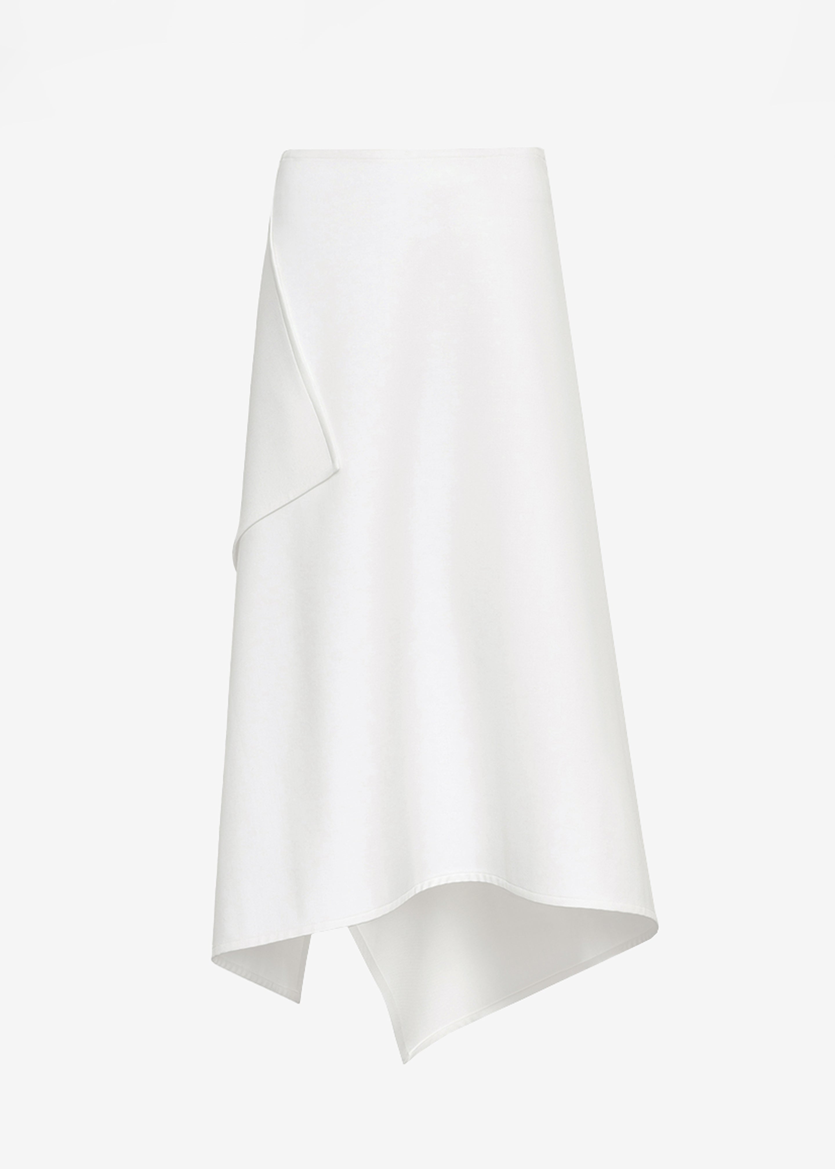 Bevza Midi Asymmetric Skirt - White - 6
