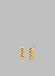 Bevza Spikelet Short Earrings - Gold