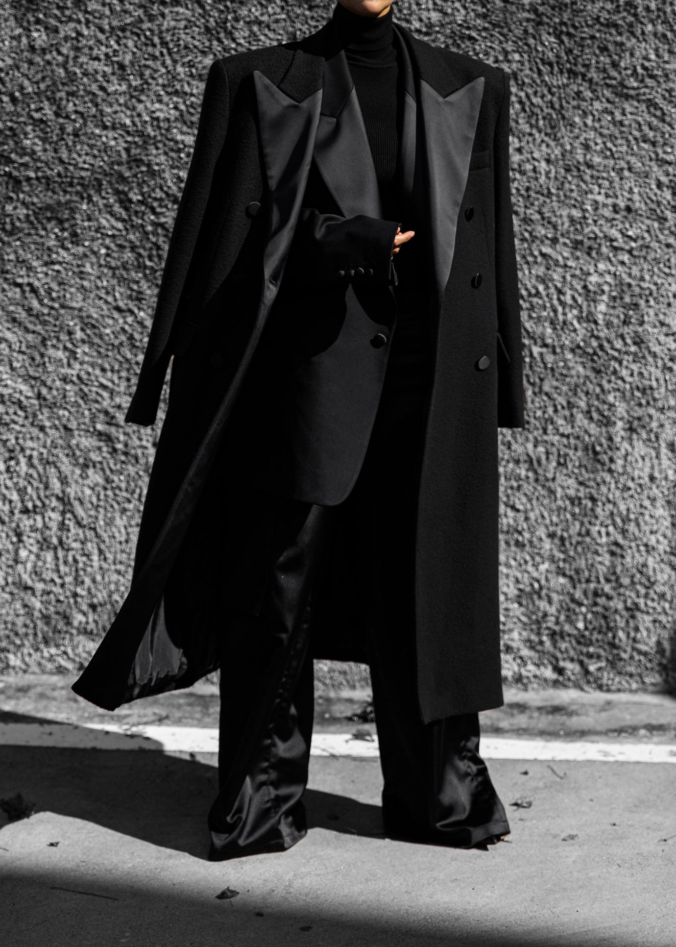 Bryce Oversized Coat - Black