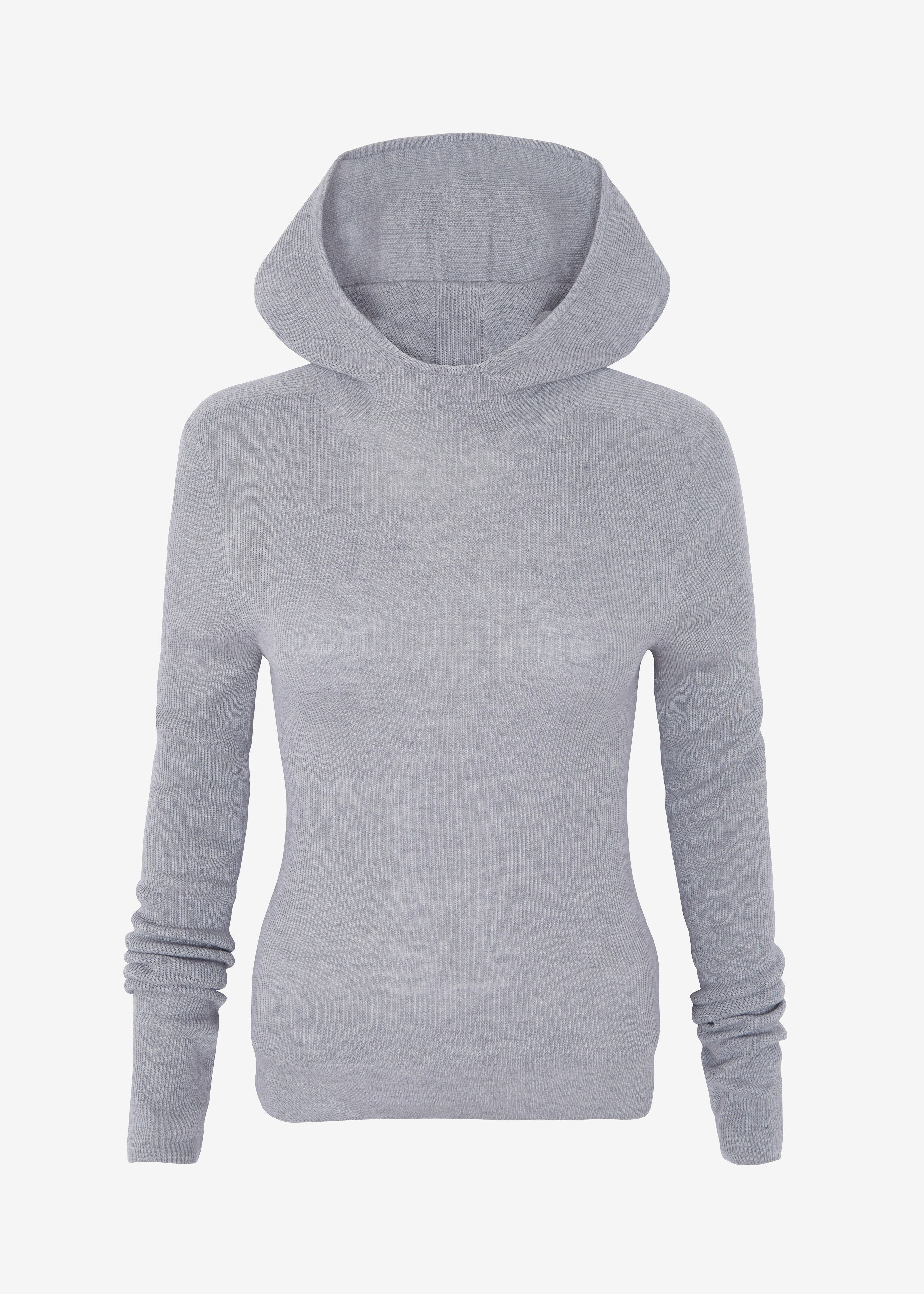 Brandi Knit Hoodie Top - Grey – Frankie Shop Europe