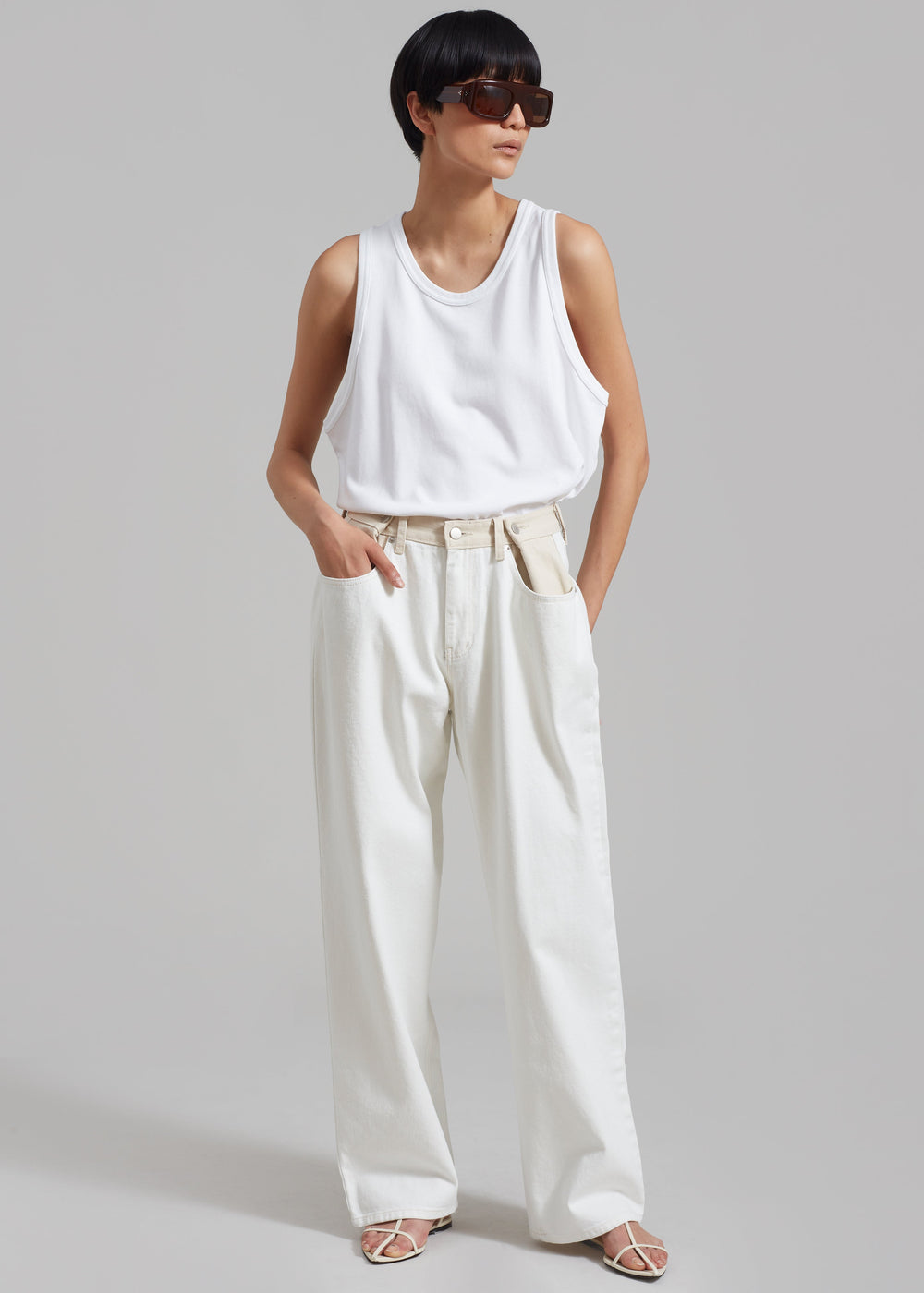 Briston Boxy Tank - White - 1
