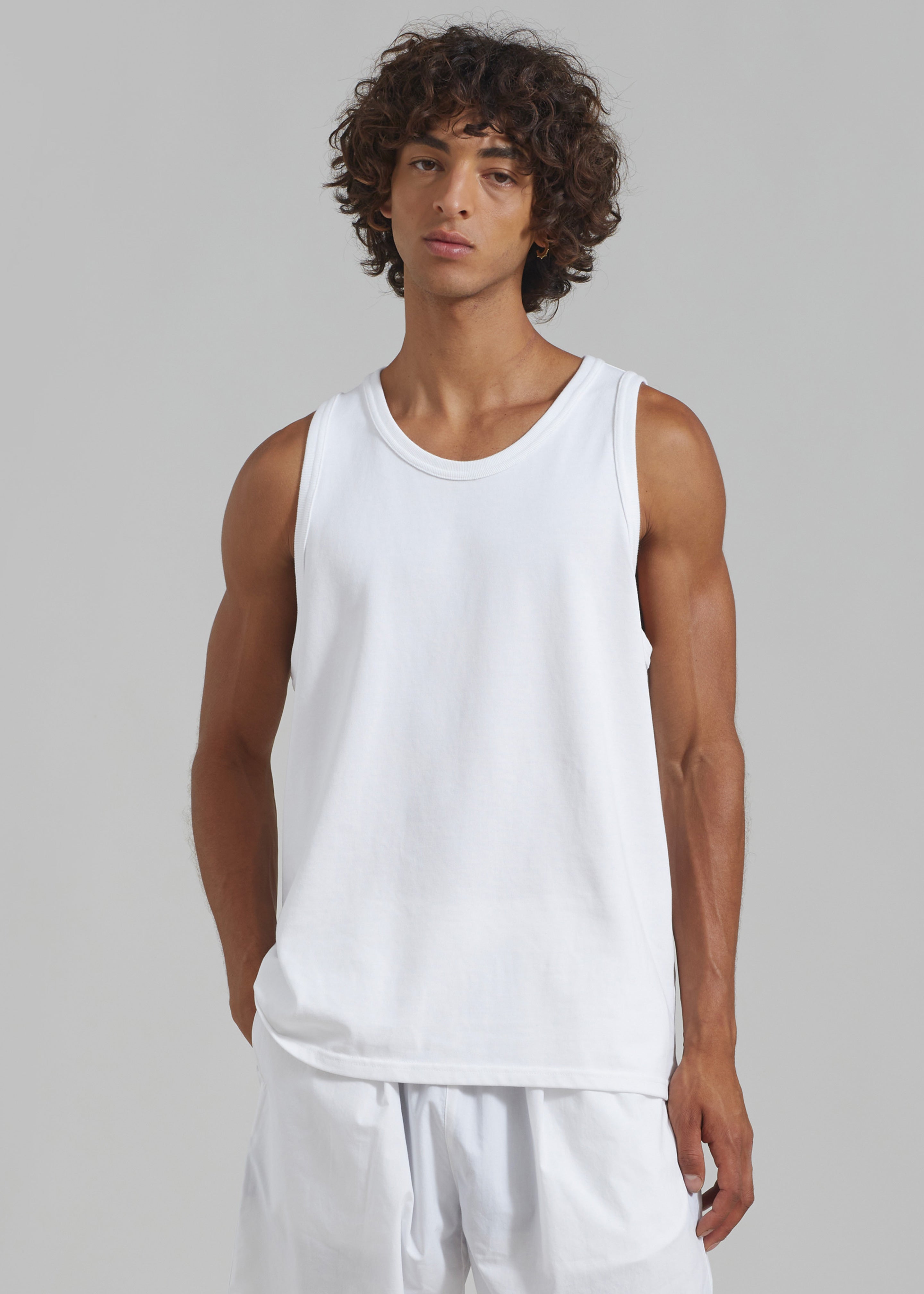 Briston Boxy Tank - White - 11 - Briston Boxy Tank - White [gender-male]