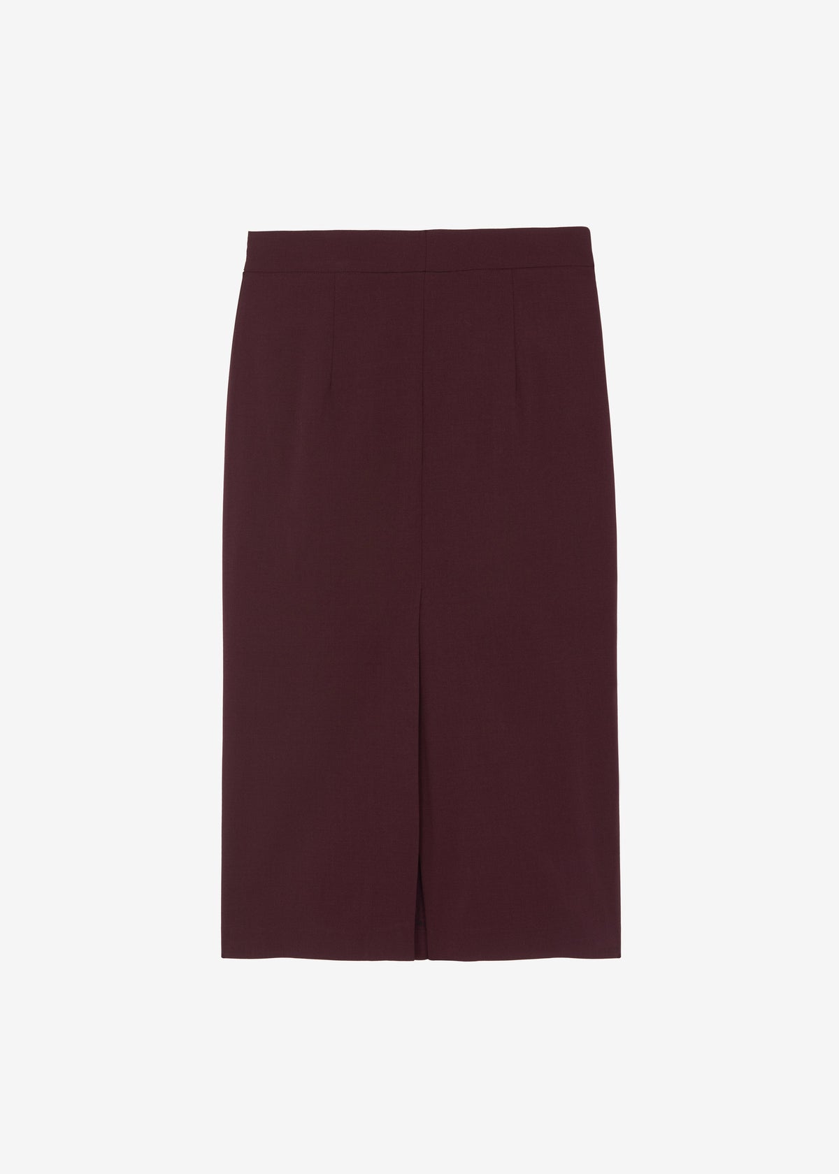 Brooklyn Midi Skirt - Burgundy - 10