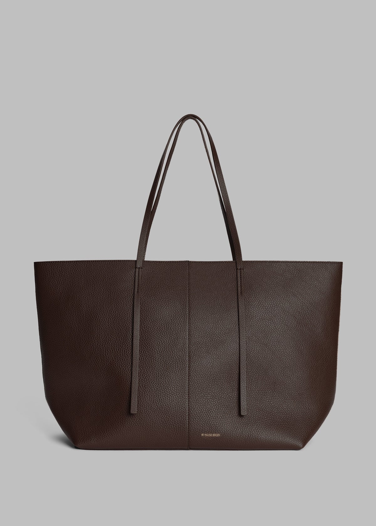 By Malene Birger Abilla Leather Tote - Coffee Bean - 1