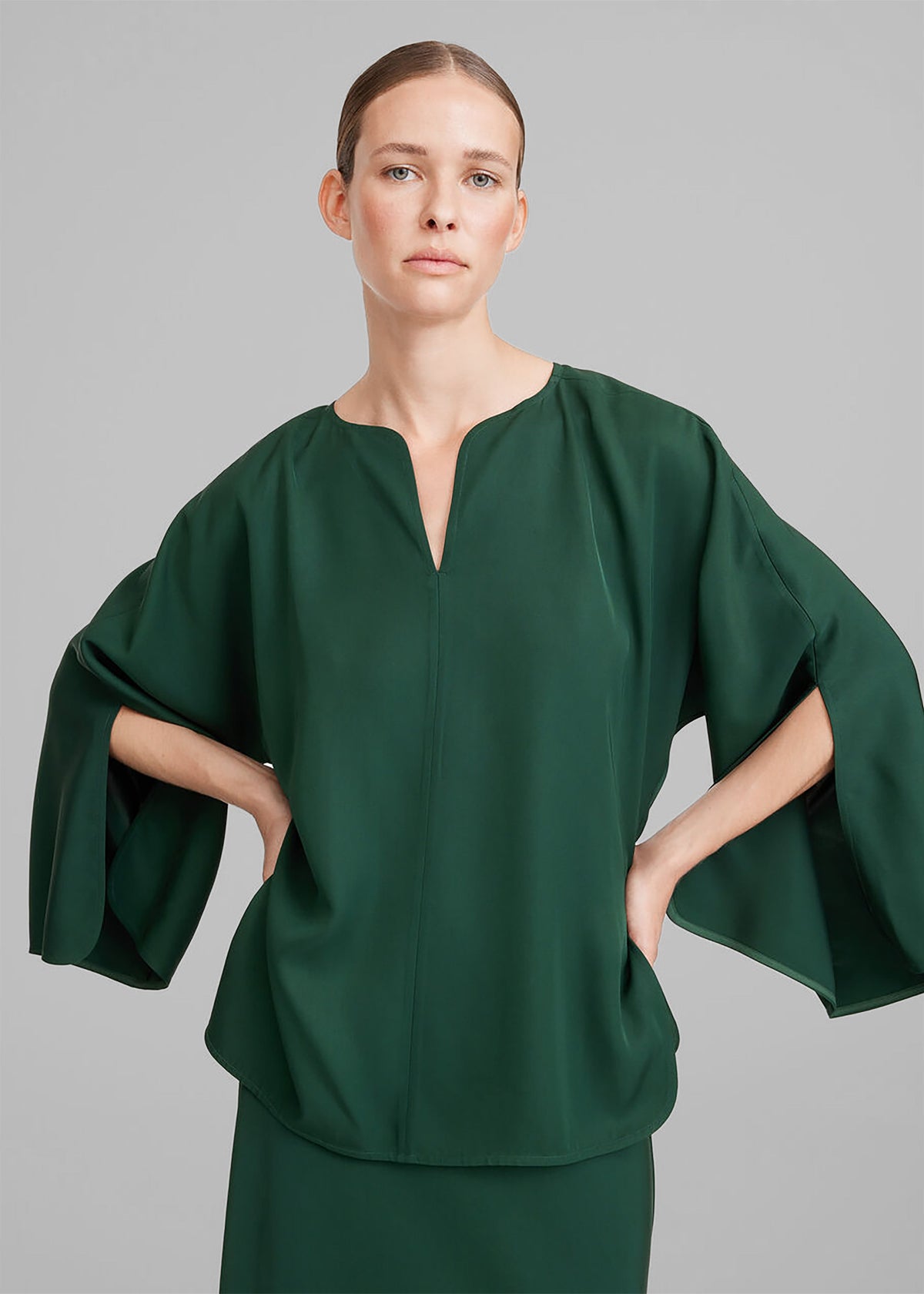 By Malene Birger Calias Blouse - Sycamore - 1