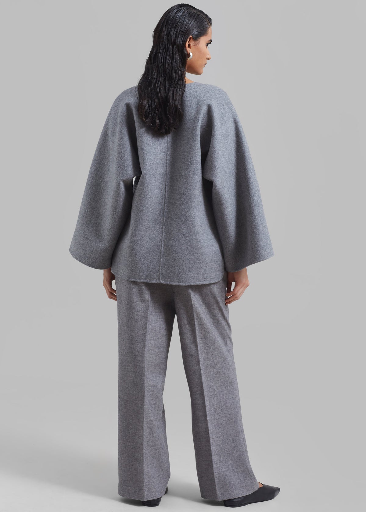 By Malene Birger Calias Blouse - Grey Melange - 6