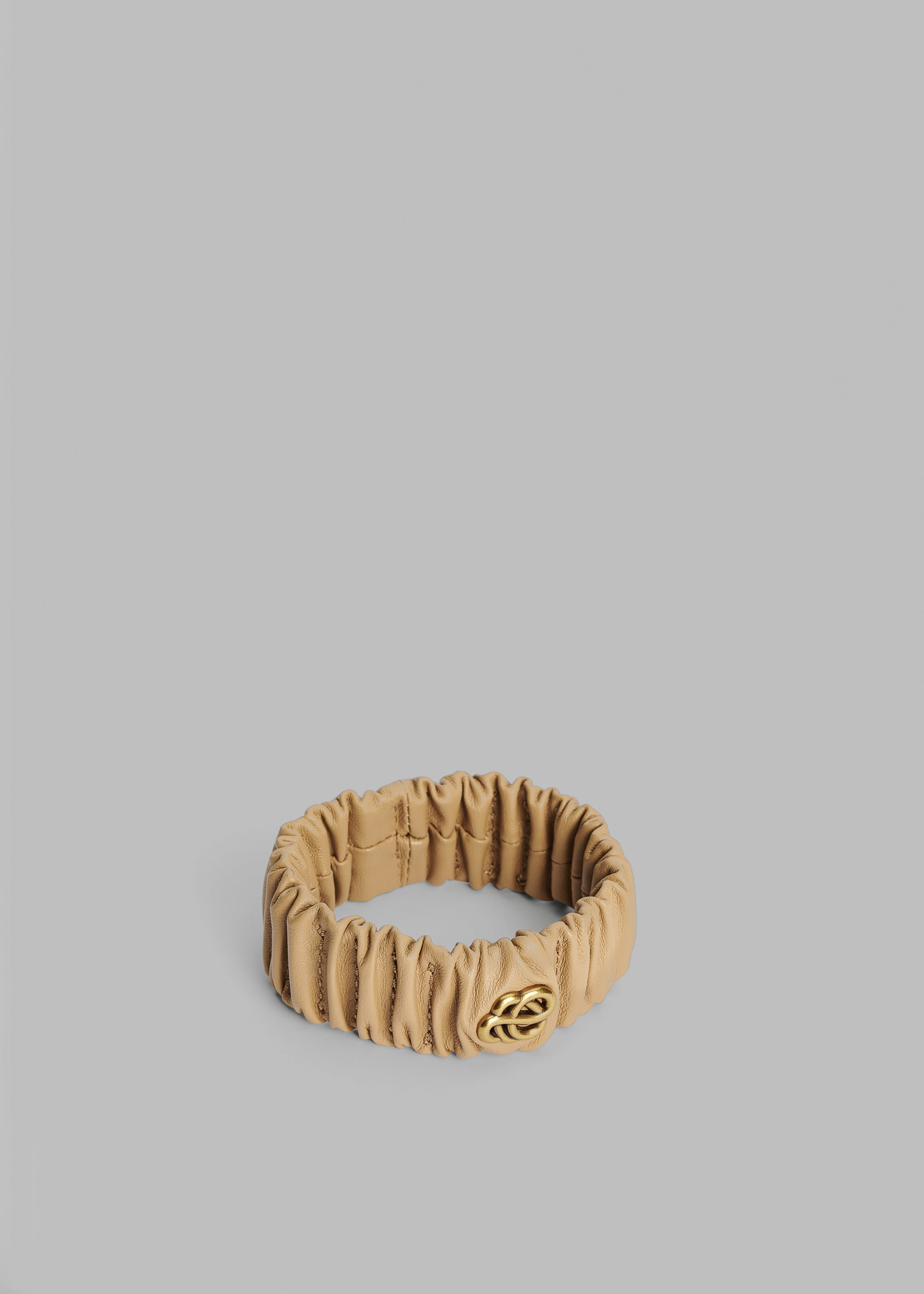 By Malene Birger Evelo Leather Wrist Bands - Sand - 3