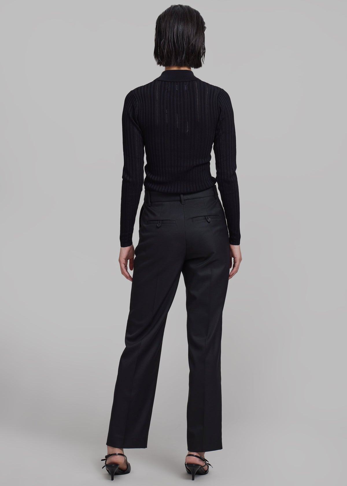 By Malene Birger Igda Straight Pants - Black - 4